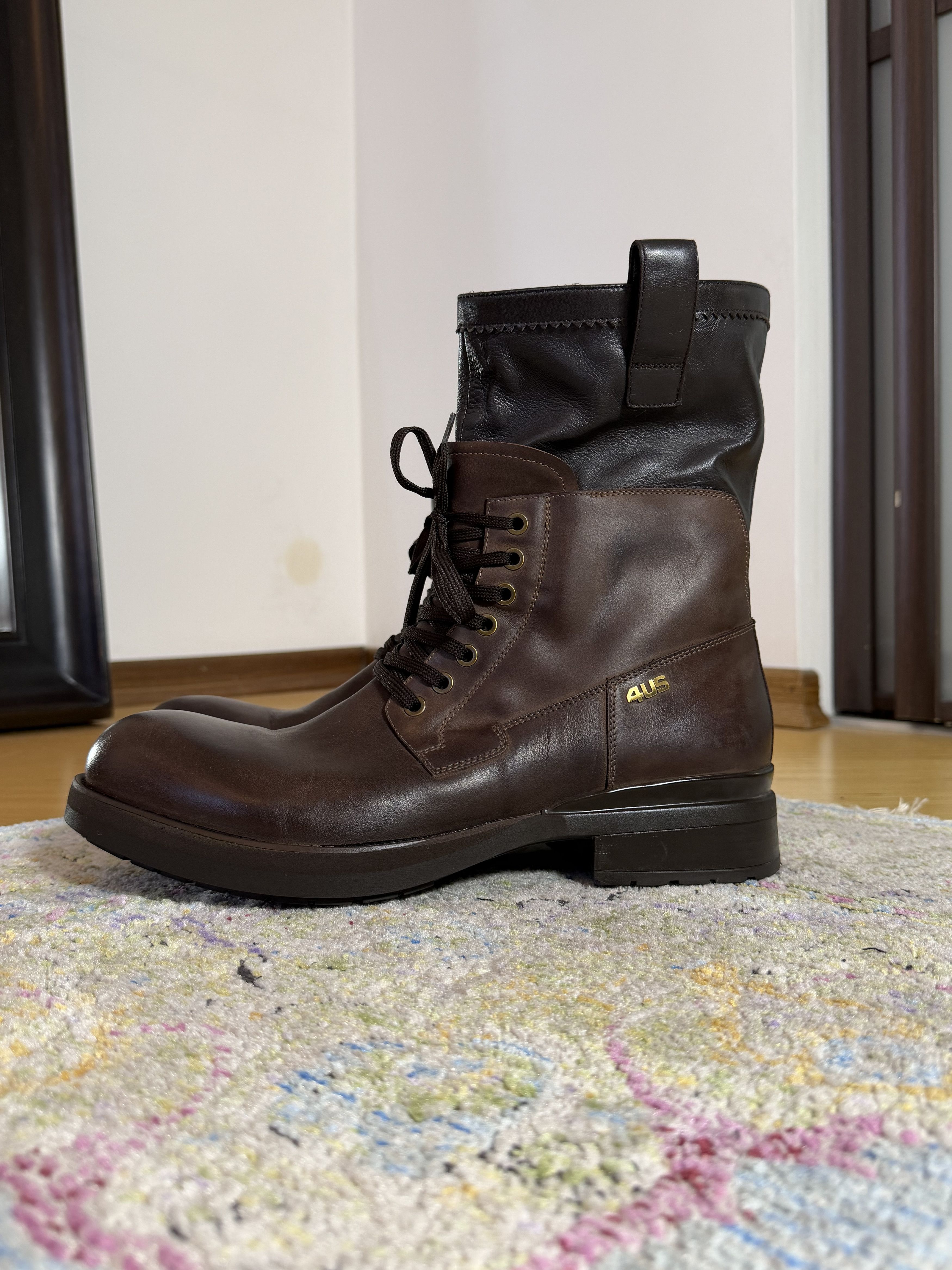 Paciotti Cesare Paciotti 4US Brown Leather Boots 44IT Size US 11 / EU 44 - 4 Thumbnail