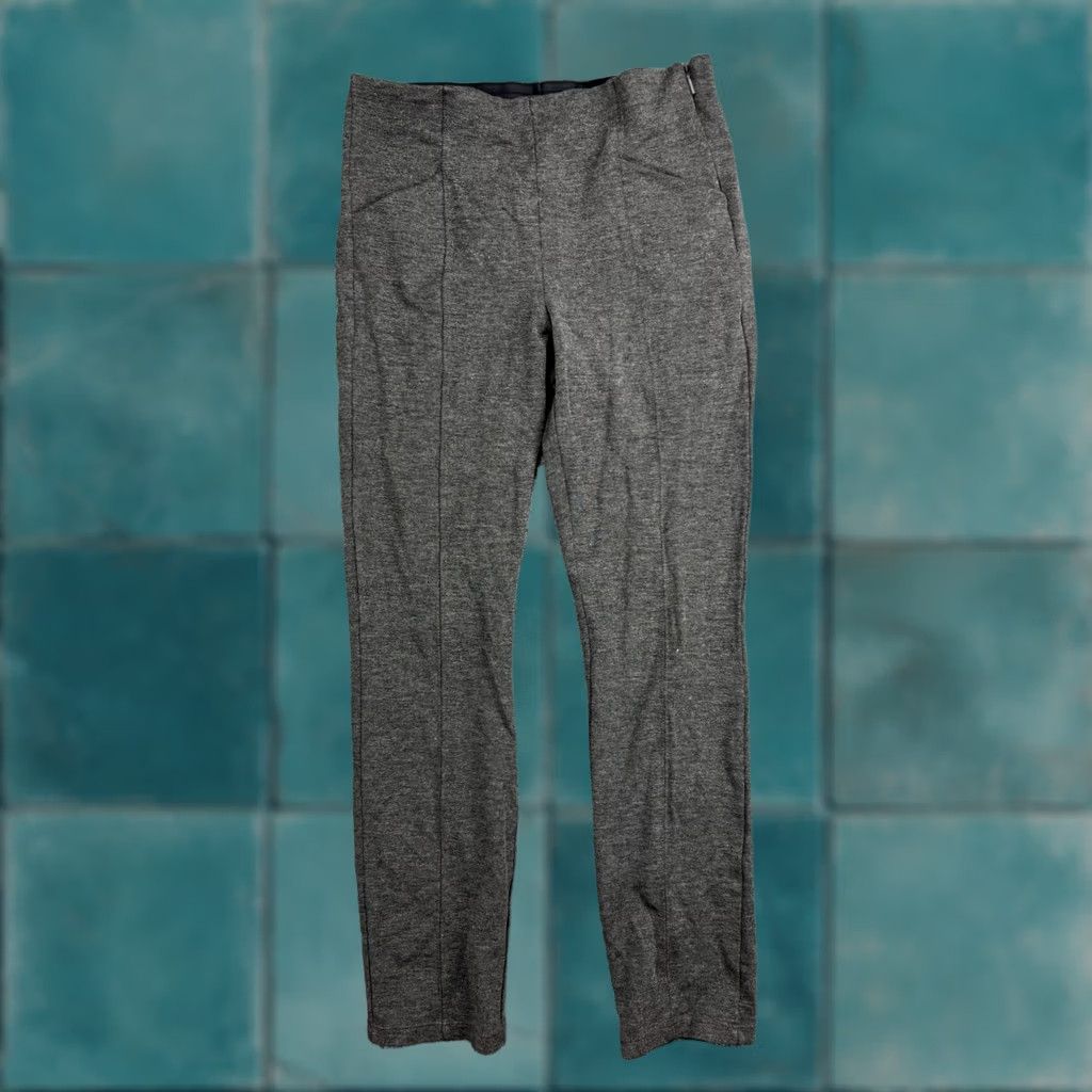 Athleta Athleta Dress Pants Womens 6 Gray Ponte Skinny Leg Stretch Zip Pockets Casual Size 28" / US 6 / IT 42 - 1 Thumbnail