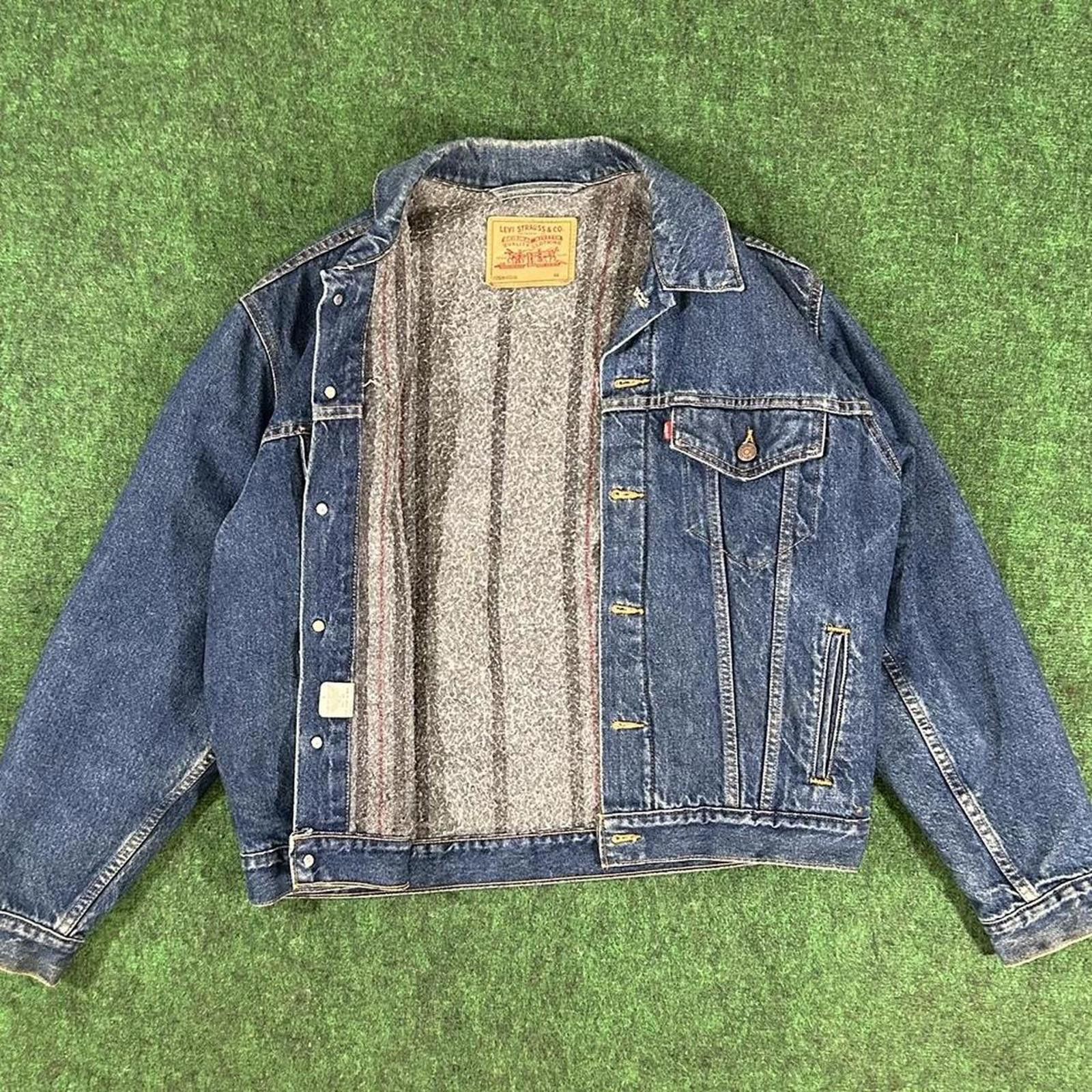 Levi's Levi’s Blanket Lined Trucker Jacket Size XL Size US XL / EU 56 / 4 - 2 Thumbnail