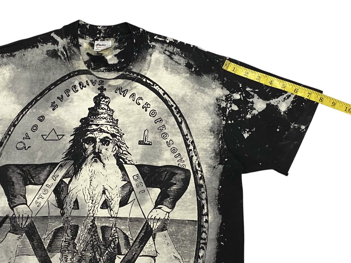 Vintage Rare🔥Vintage 90s Abstract Wizard Mosquitohead Double Sided Size US L / EU 52-54 / 3 - 15 Thumbnail