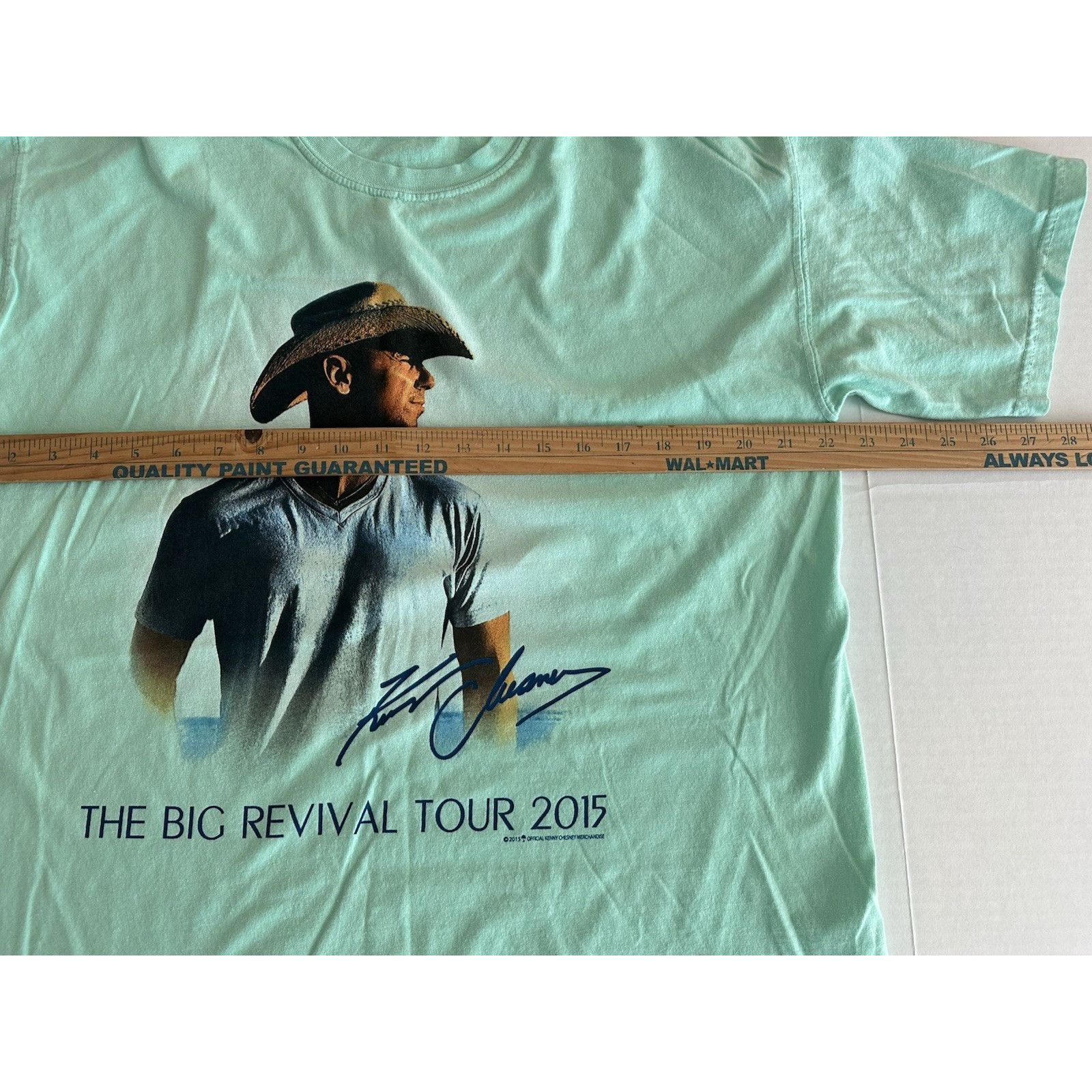 Other Kenny Chesney The Big Revival 2015 Concert T-shirt Green LRG Size US L / EU 52-54 / 3 - 7 Thumbnail