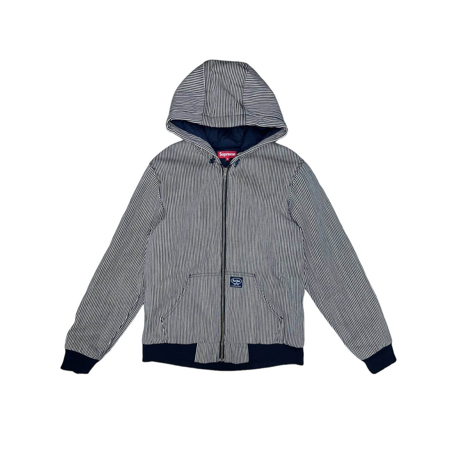 Supreme Supreme FW08 Red Built Hooded Work Jacket Size US M / EU 48-50 / 2 - 1 Thumbnail