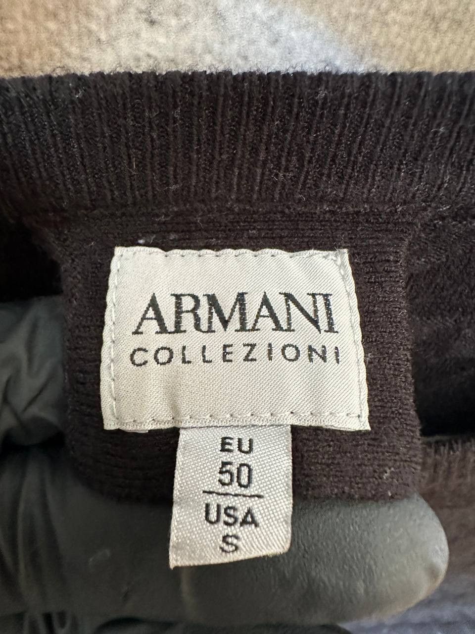 Armani Collezioni Armani Collezioni Black Textured Knit Sweater Pullover Size S / US 4 / IT 40 - 12 Thumbnail