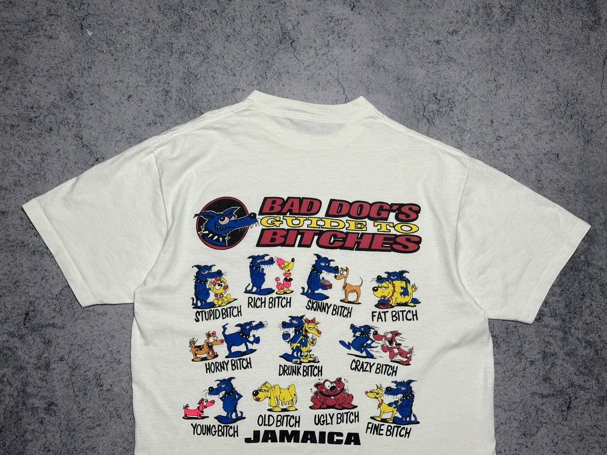 Vintage Vintage Bad Dog's Guide to Bitches Single Stitch Sex T-Shirt Size US L / EU 52-54 / 3 - 2 Thumbnail