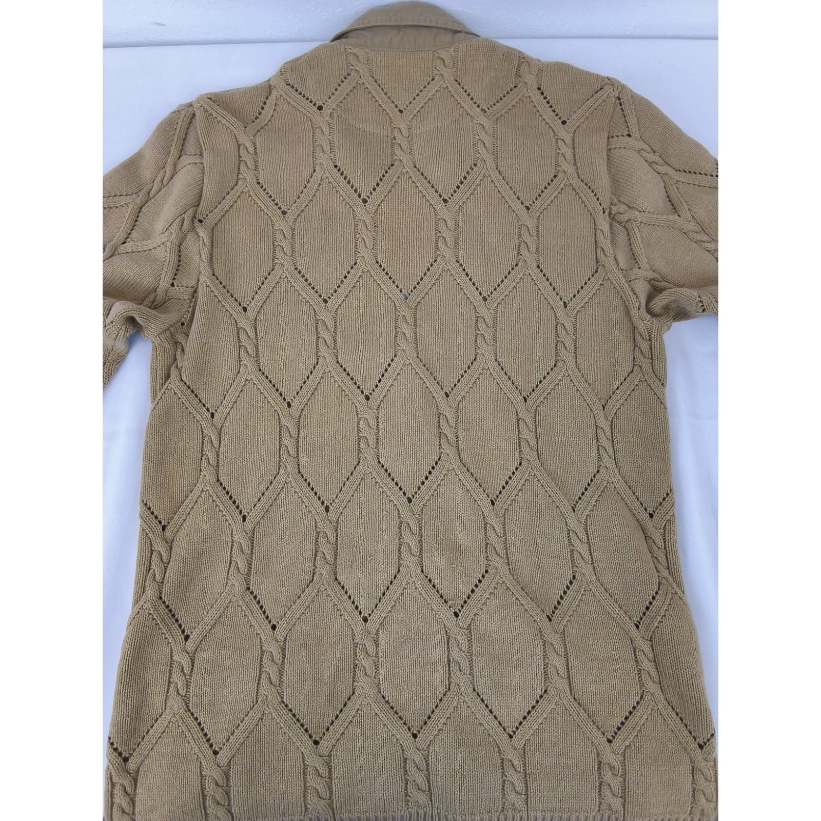 Other Blue Willi's Denmark Cardigan Women's M Beige 100% Cotton Size M / US 6-8 / IT 42-44 - 7 Thumbnail