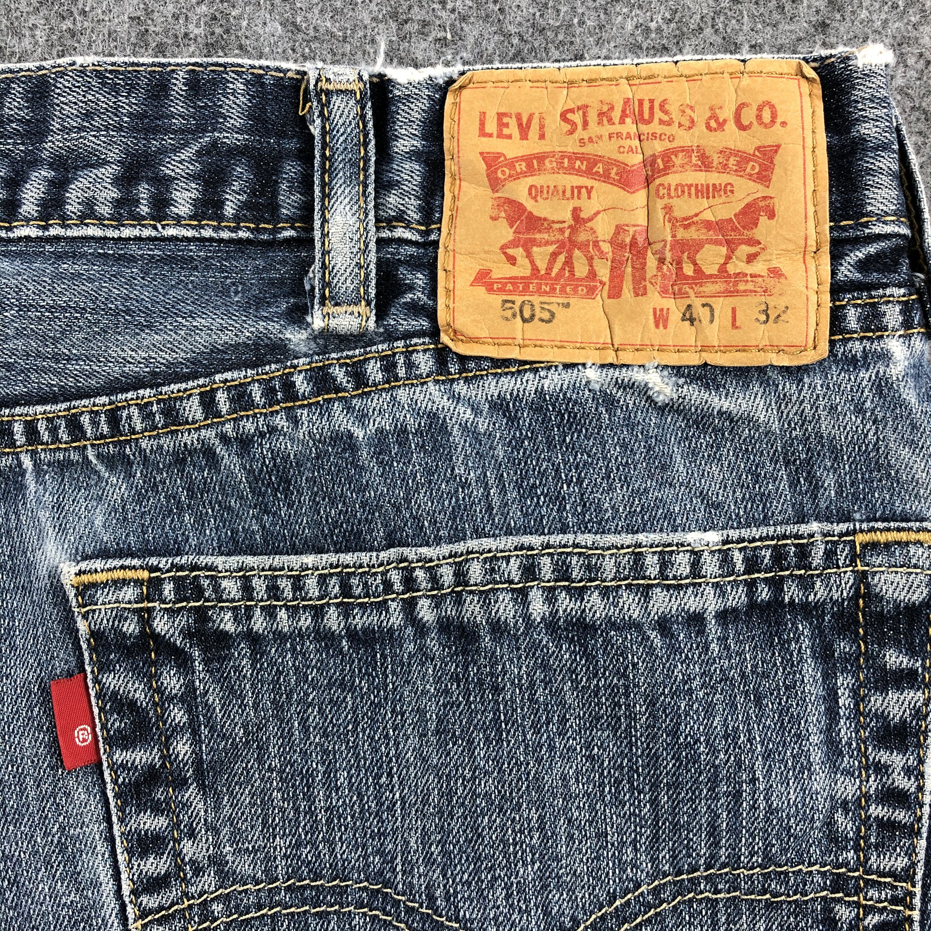 Levi's × Vintage Vintage Blue Wash Levis 505 Jeans-JM1208 Size US 39 - 7 Thumbnail