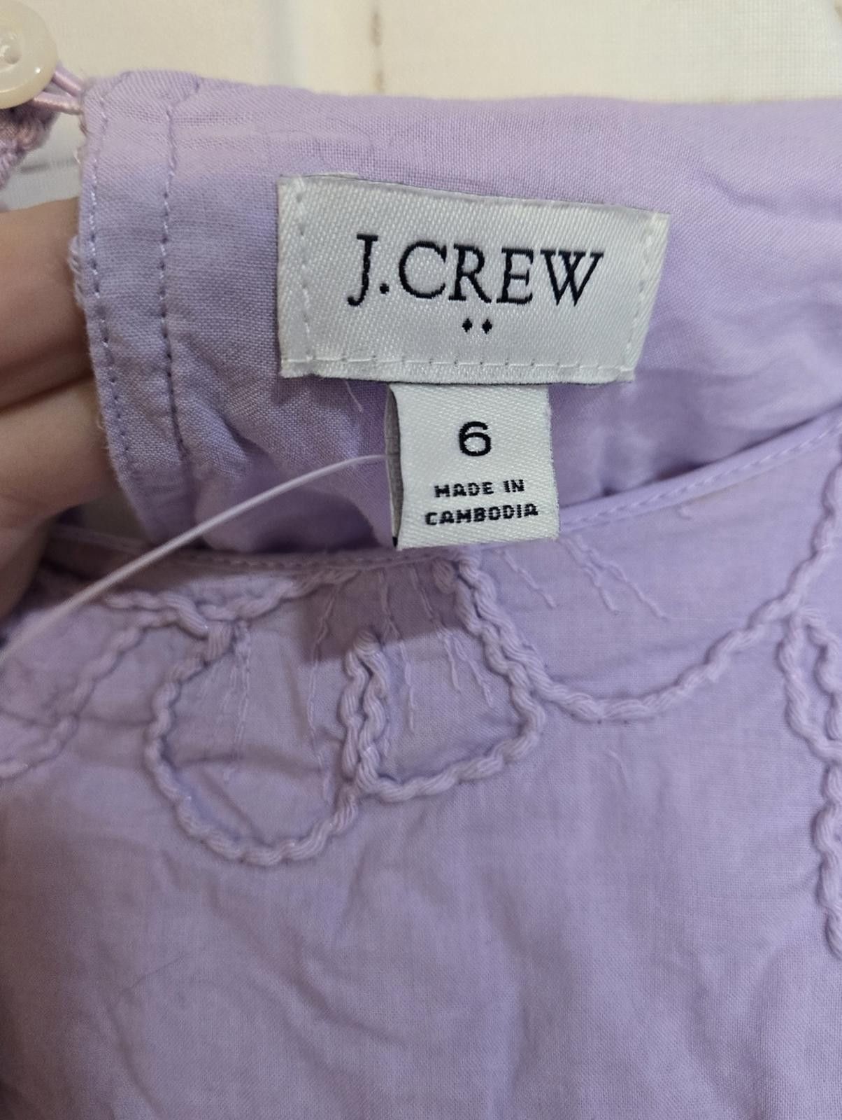 J.Crew J Crew Embroidered puff-sleeve mini dress Size S / US 4 / IT 40 - 4 Thumbnail