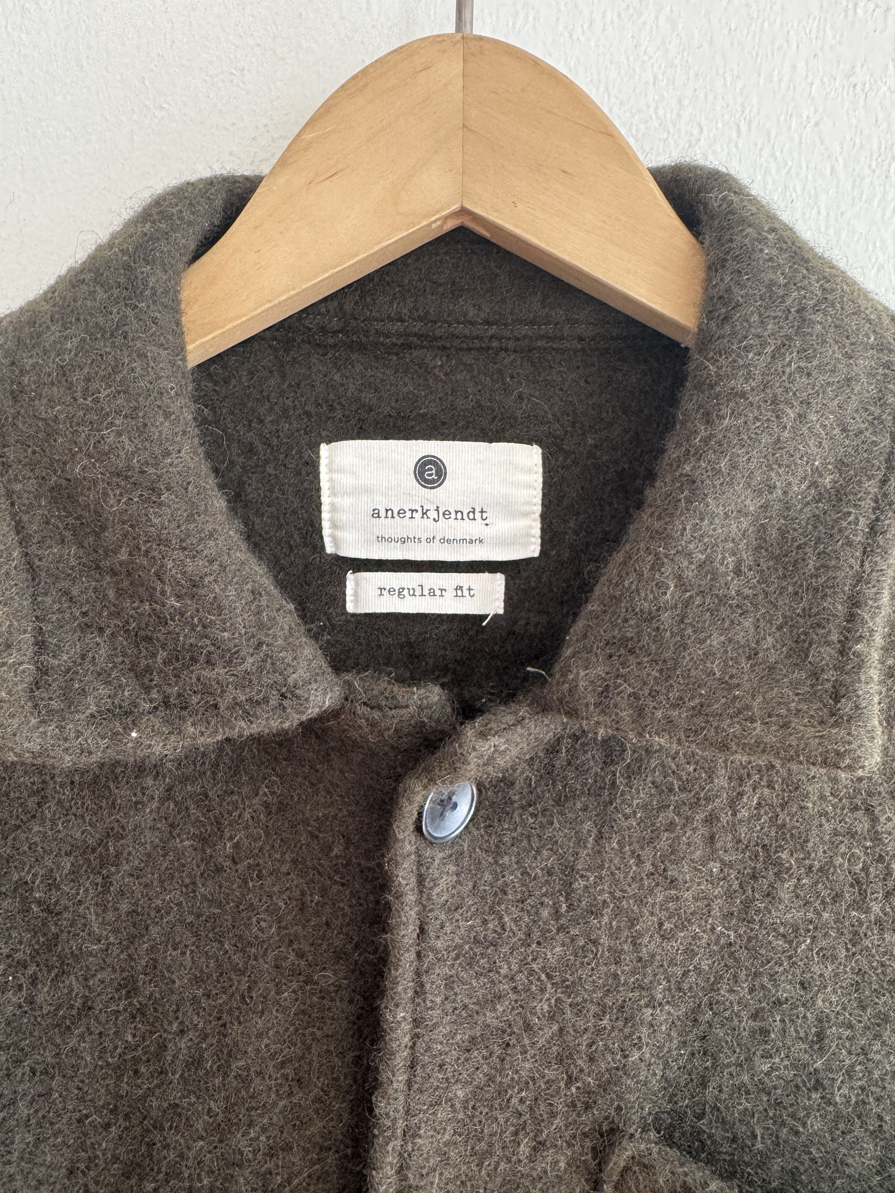 Anerkjendt Anerkjendt AKOSCAR Wool Double Pocket Overshirt Chore Coat Size US M / EU 48-50 / 2 - 4 Thumbnail