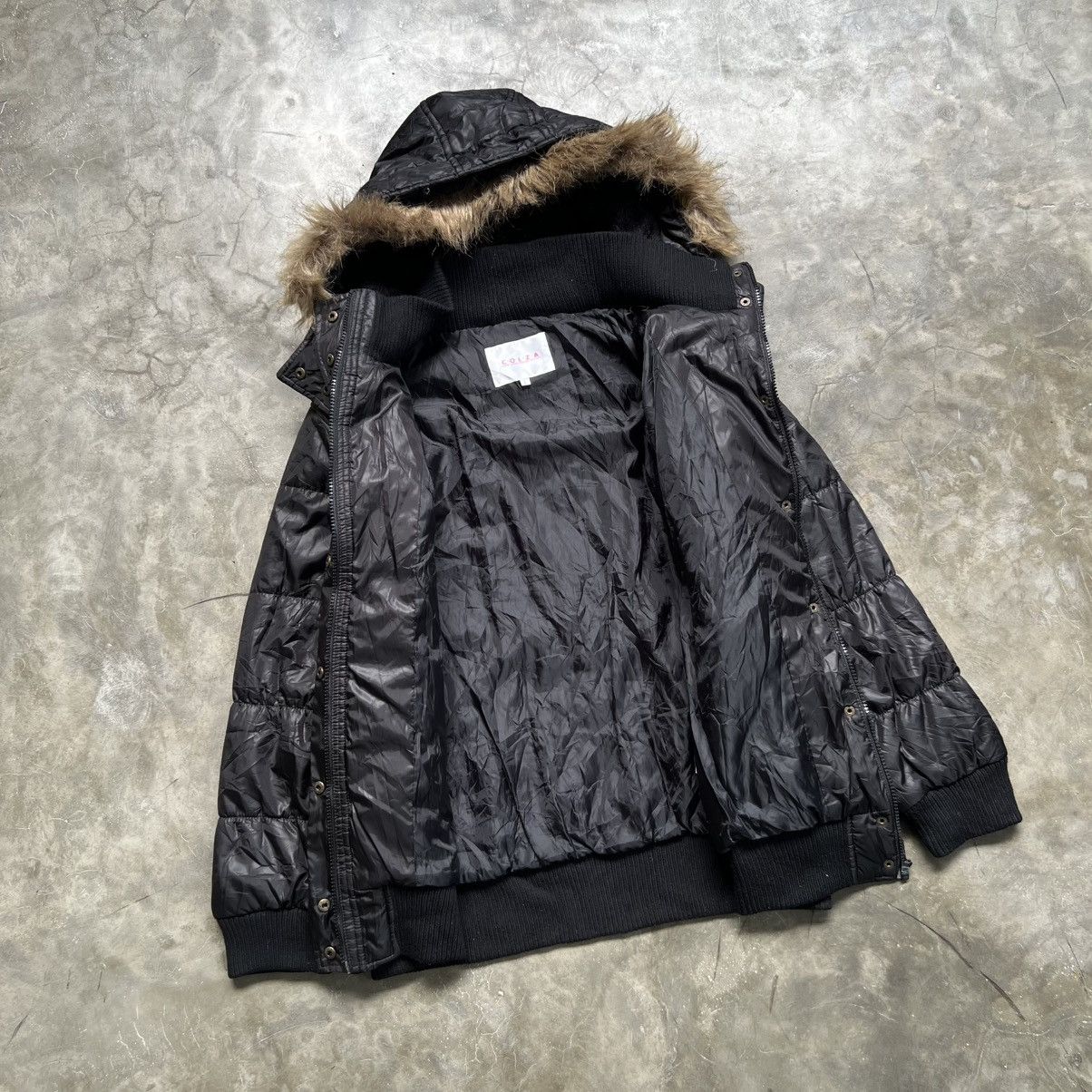 Hysteric Glamour 2000s Colza Vkei Style Fur Hoodie Puffer Jacket Size US L / EU 52-54 / 3 - 2 Thumbnail