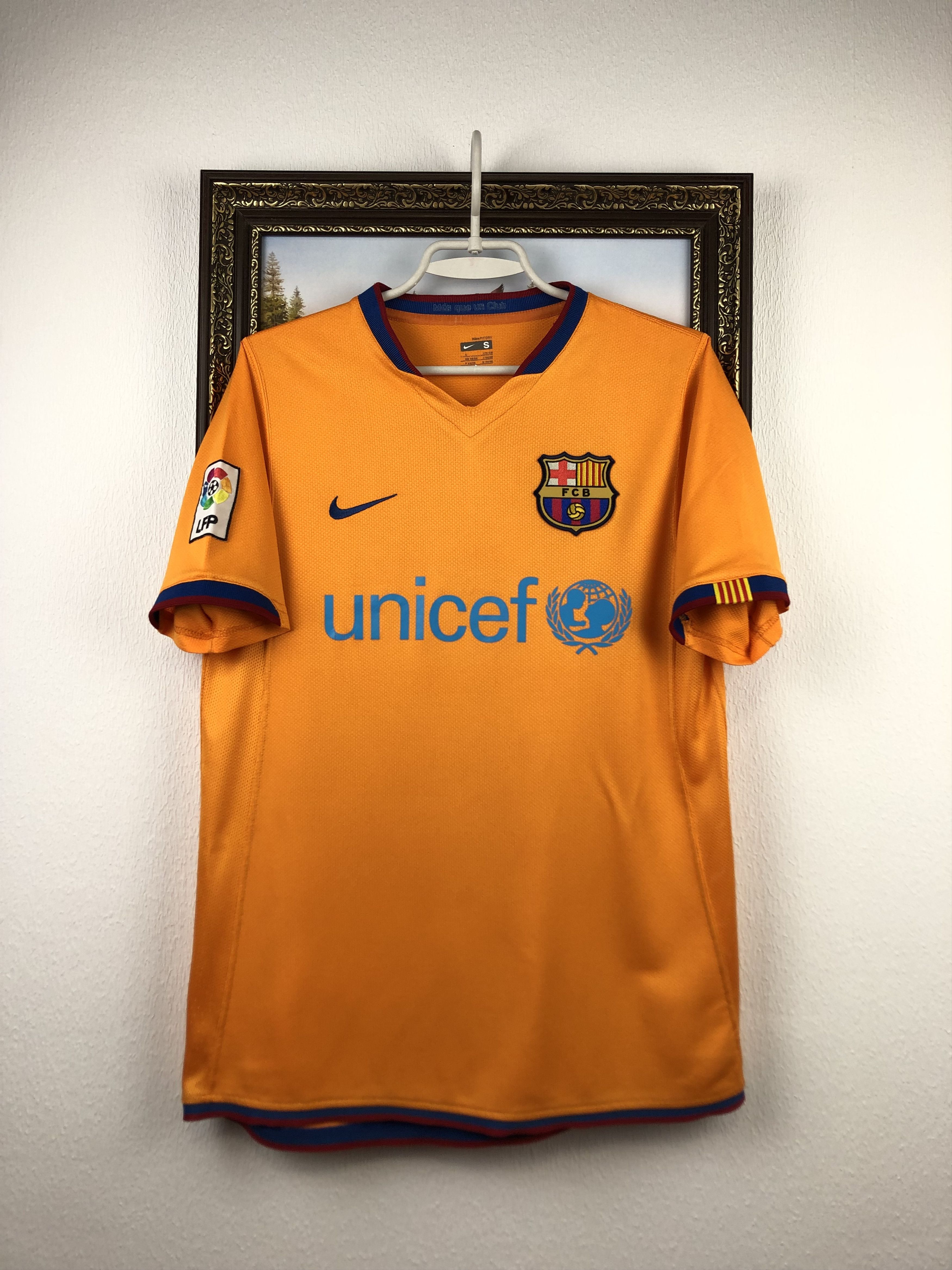 Vintage Barcelona 2006 Away Shirt Football Soccer Jersey