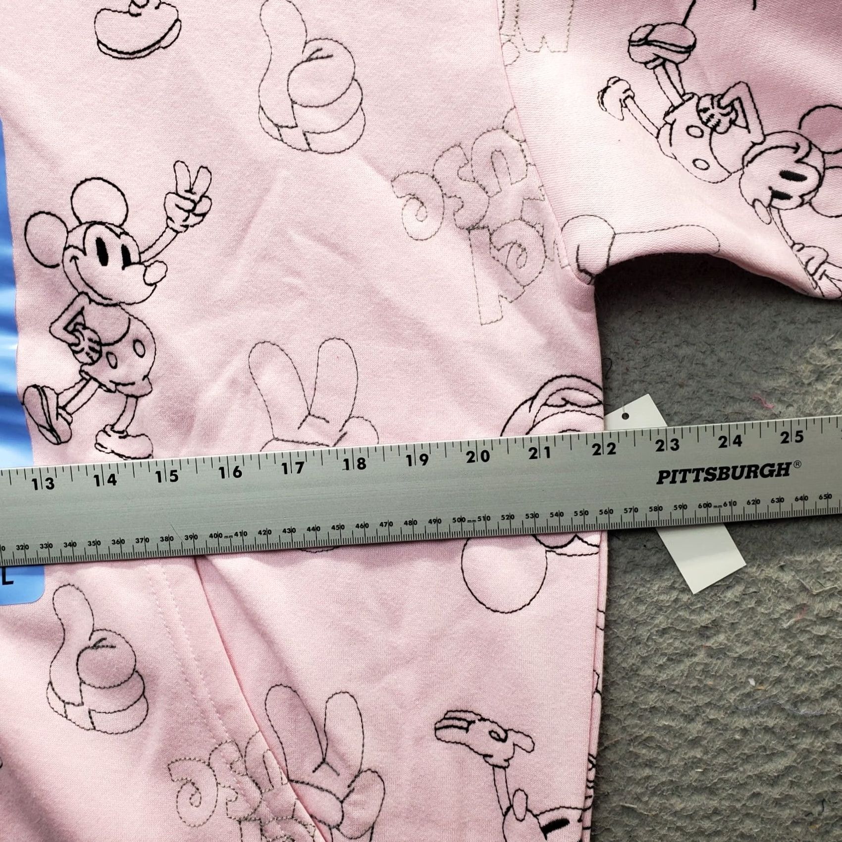 Disney Disney Mickey Mouse Hoodie Womens Large Multi All Over Print Long Sleeve Zip-Up Size L / US 10 / IT 46 - 4 Thumbnail