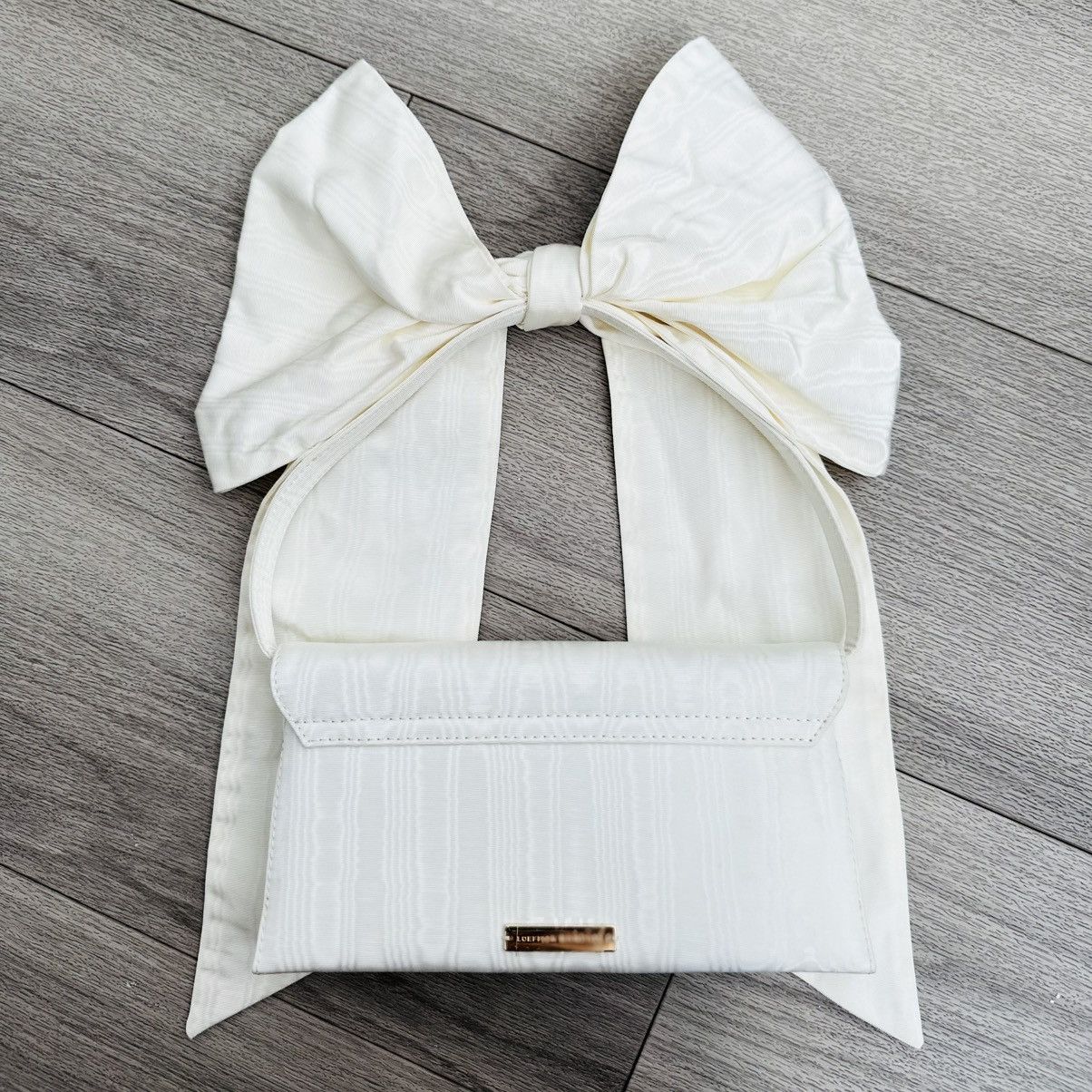 Loeffler Randall Loeffler Randall Ramona Bow Moiré Shoulder Bag NEW Size ONE SIZE - 9 Thumbnail