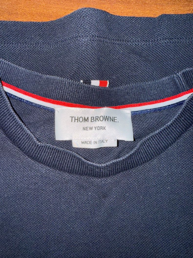Thom Browne Thom Browne Side striped short sleeve t-shirt Size US S / EU 44-46 / 1 - 3 Thumbnail