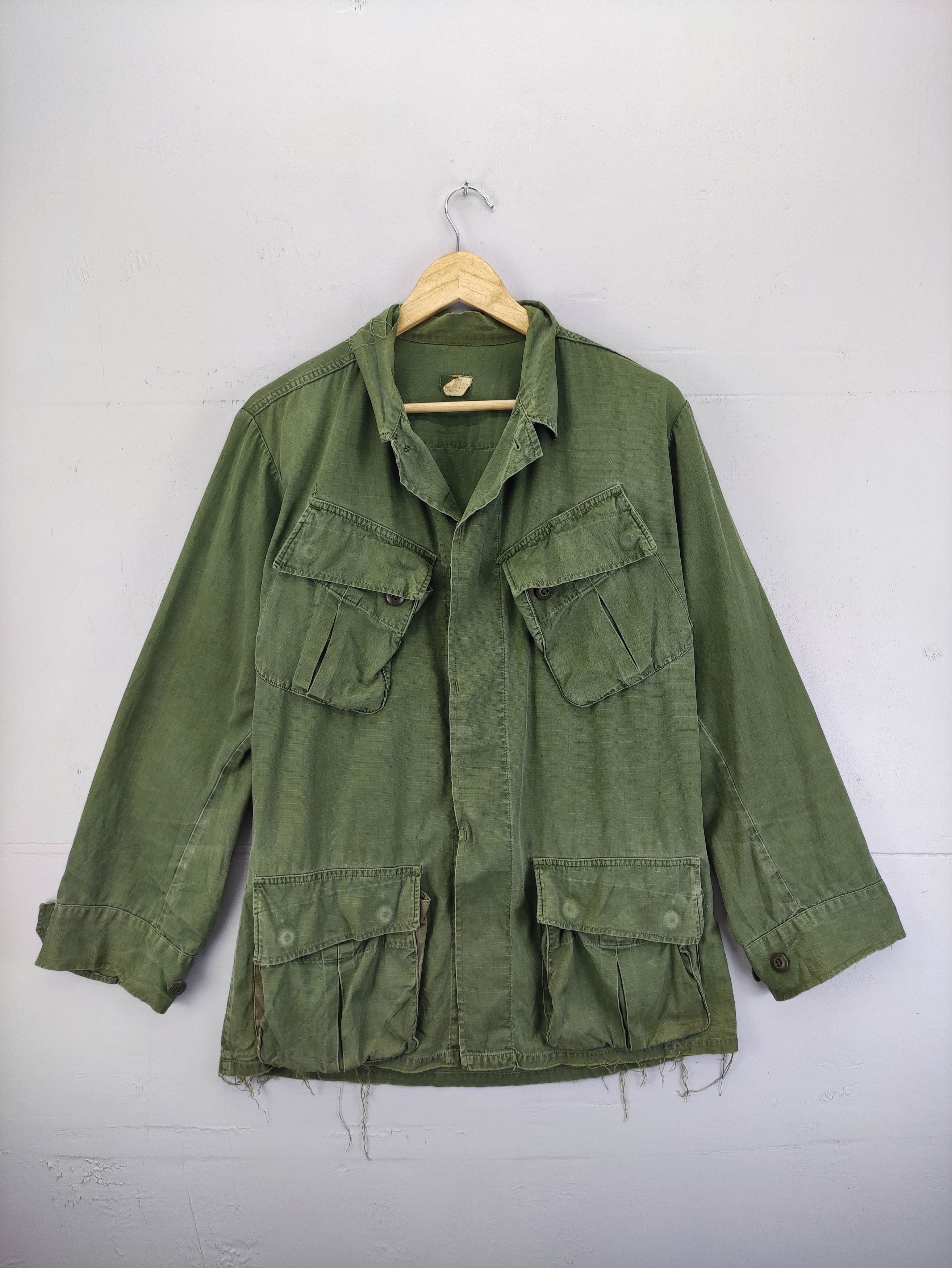 image of Military x Vintage 60S Us Army Combat Jacket Vietnam War, Men's (Size Medium)