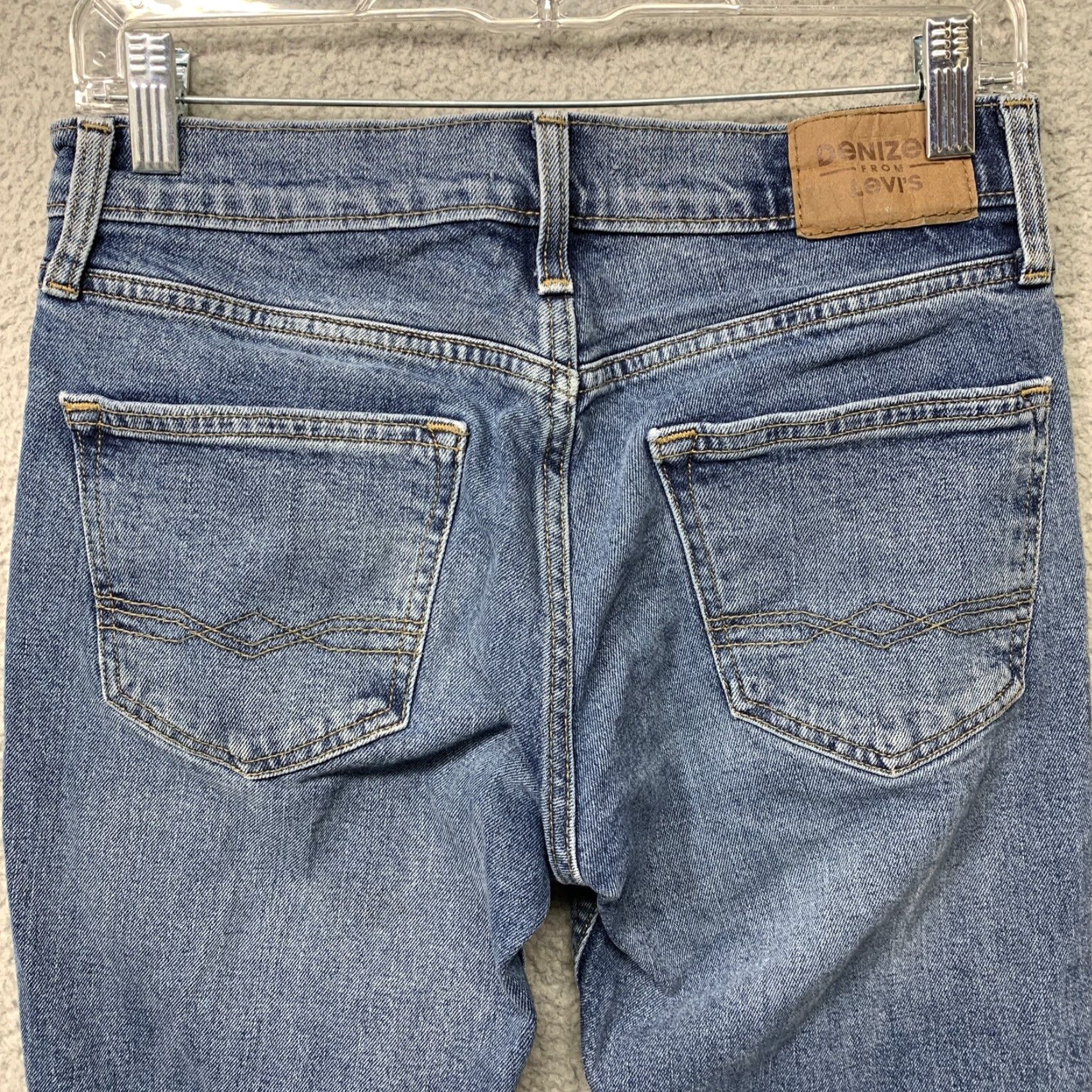 Levi's DENIZEN from Levi's Jeans Slim Fit 5-Pocket Blue Denim 28x29 Straight Men’s 216 Regular Jeans Size US 28 / EU 44 - 5 Thumbnail