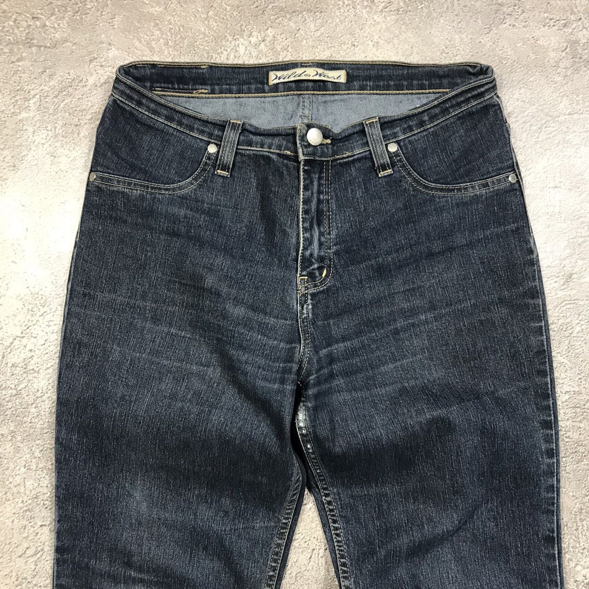 Vintage Vintage Y2K Baggy Flared Distressed Jeans Skate Grunge 28 Size 28" / US 6 / IT 42 - 2 Thumbnail