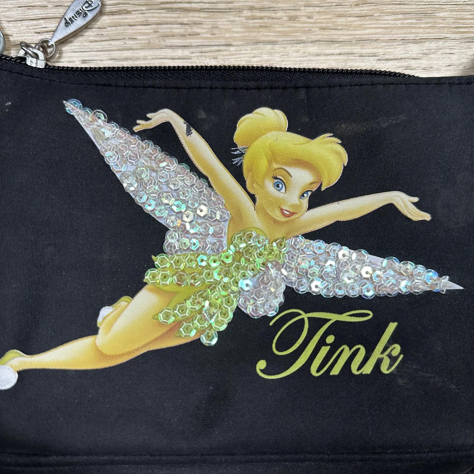 Disney Tinker Bell Mini Shoulder Bag Black and With Sequins Size ONE SIZE - 2 Thumbnail