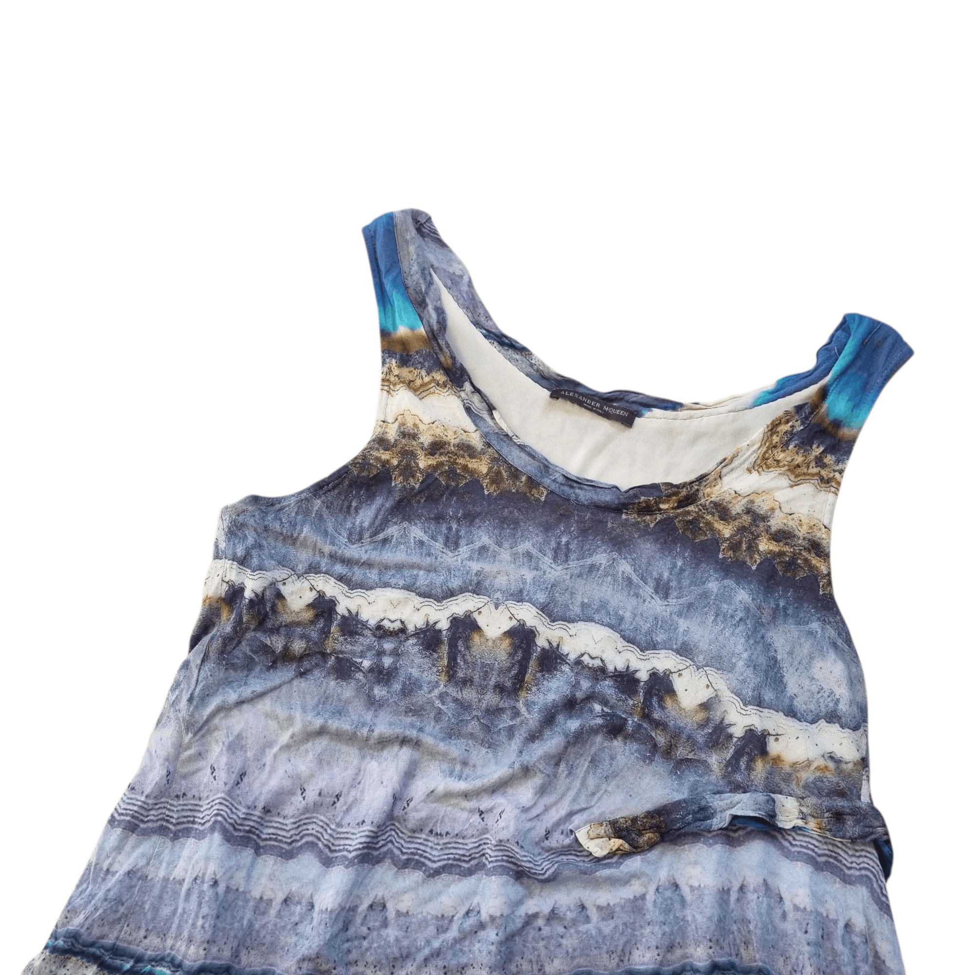 Alexander McQueen Alexander Mcqueen Resort 2010 Agate Geode Print Top Size S / US 4 / IT 40 - 7 Thumbnail