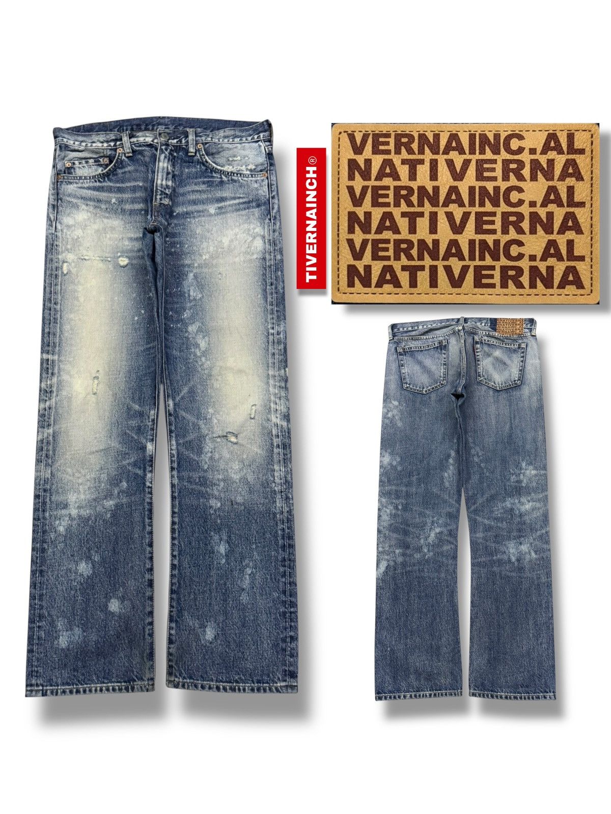 Hysteric Glamour Vintage RNA Inc Native RNA Distressed Denim Jeans Japanese Size US 33 - 1 Thumbnail
