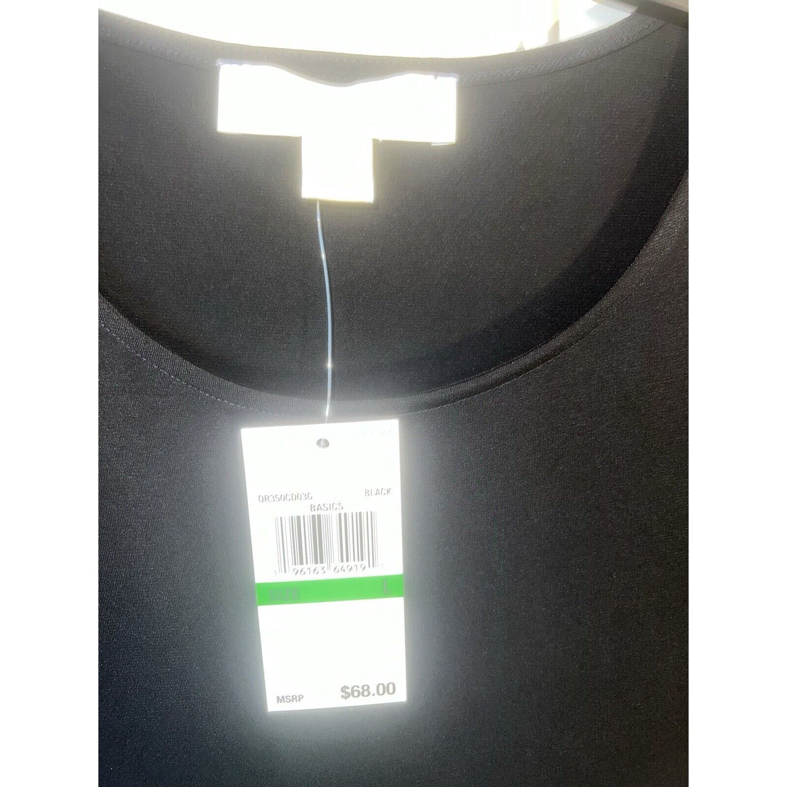 Michael Kors Michael Kors Black Blouse Ladder Sleeve Shirt Women’s Large Size L / US 10 / IT 46 - 2 Thumbnail