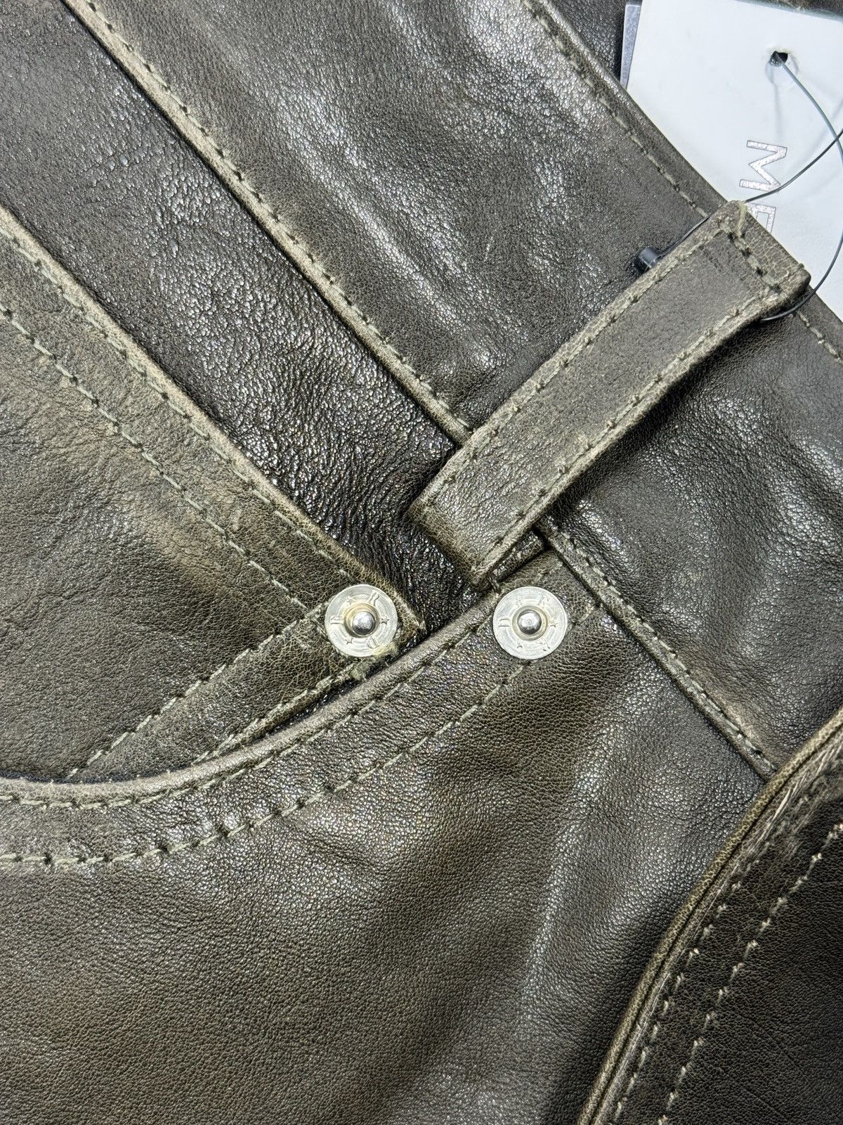Enfants Riches Deprimes MOTO FLY SOFT VEIL LEATHER TROUSERS RARE Size US 32 / EU 48 - 6 Thumbnail