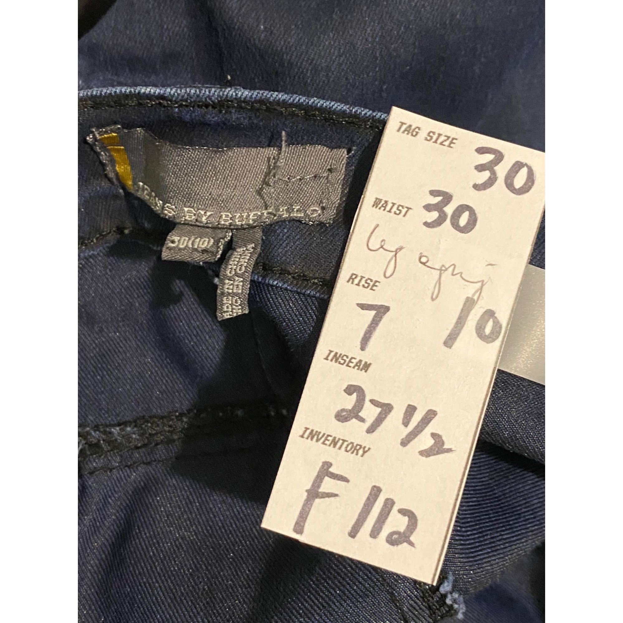 Other Jeans by Buffalo Double-Knee Ankle Zip Slim Fit Pants Blue 3 Size US 30 / EU 46 - 4 Thumbnail