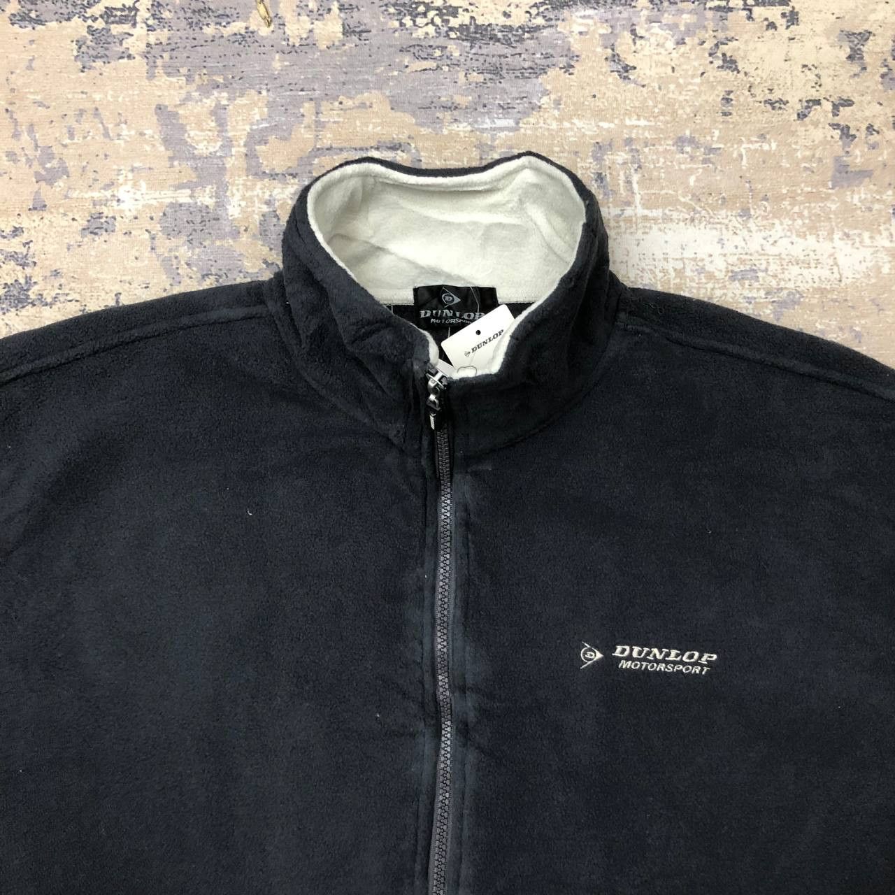 Dunlop × Japanese Brand Y267 NWT DUNLOP MOTORSPORT FLEECE JACKET Size US L / EU 52-54 / 3 - 5 Thumbnail