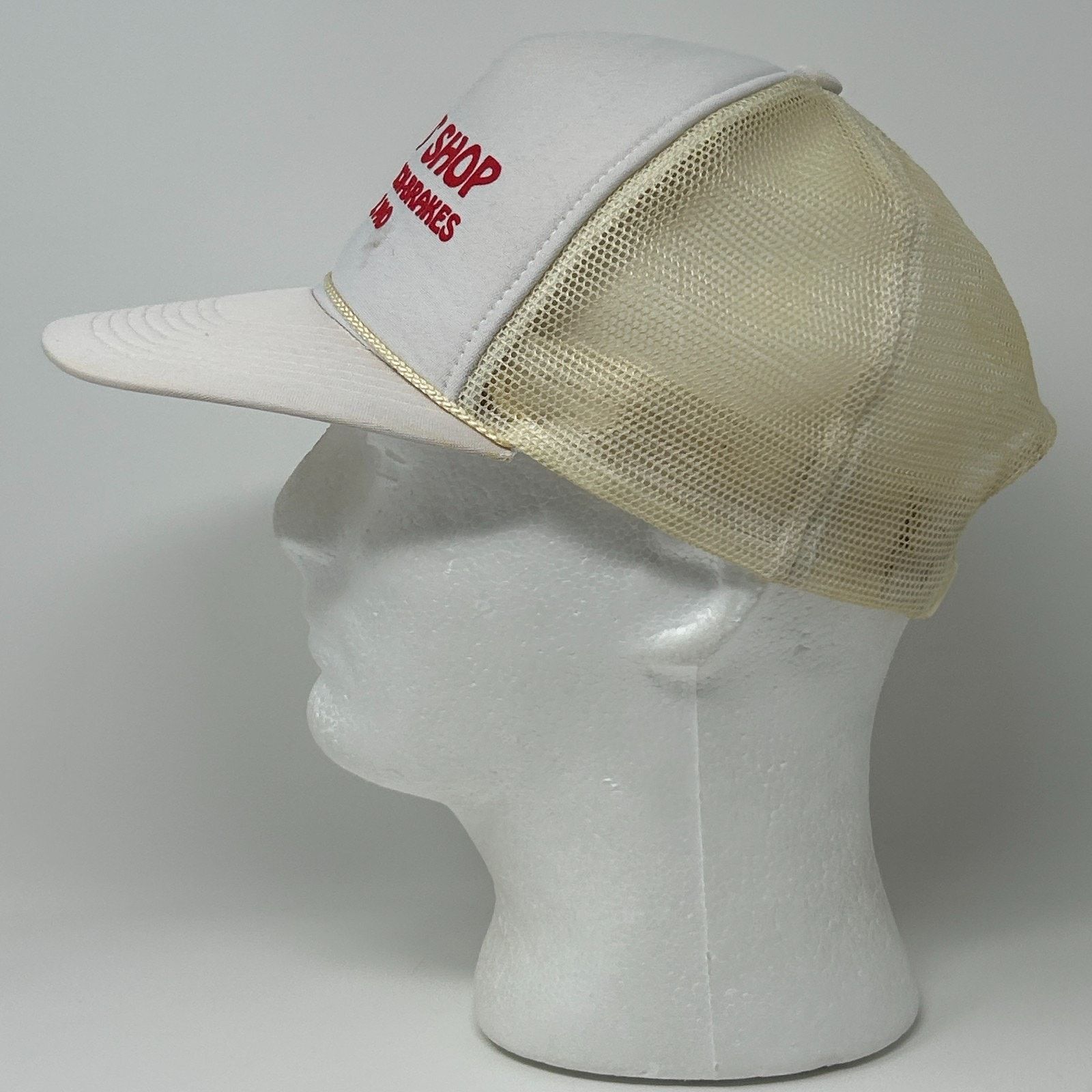 Vintage Vintage Sellers Shop Thayer Trucker Hat Baseball Cap White Size ONE SIZE - 8 Thumbnail