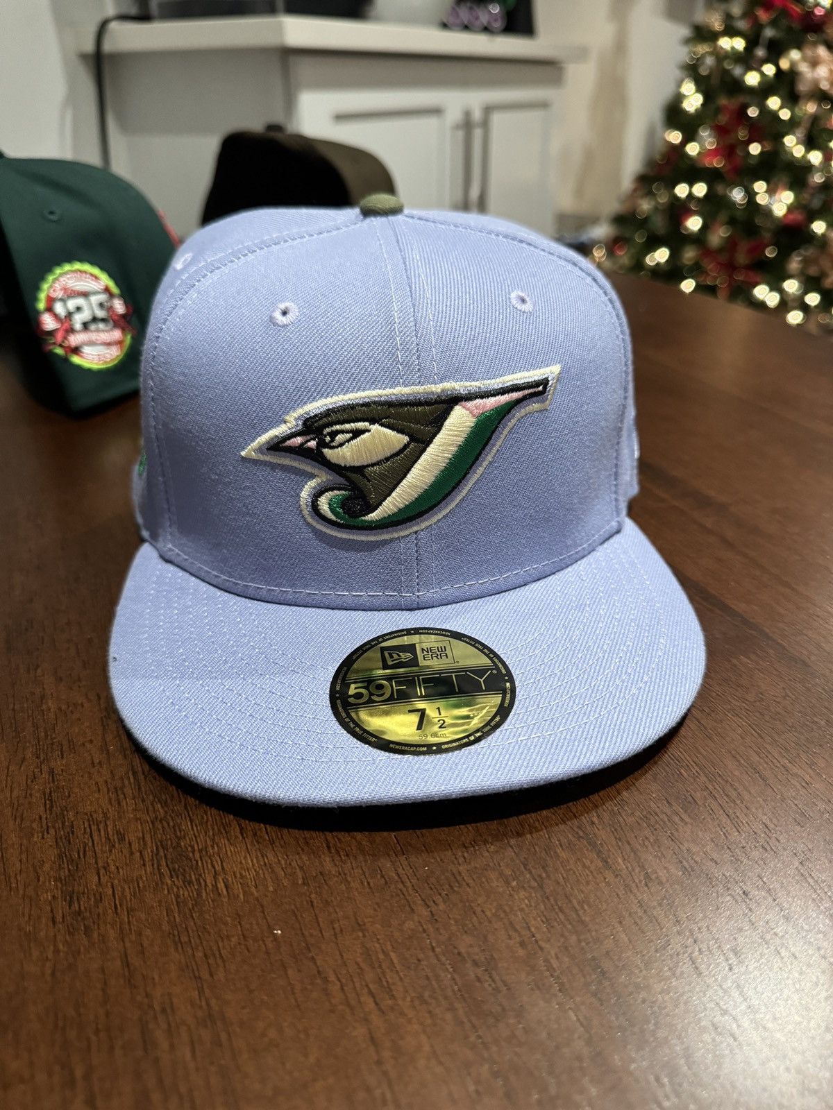 image of Toronto Blue Jays Fitted Hat Club Exclusive 7 1/2 in Purple, Men's