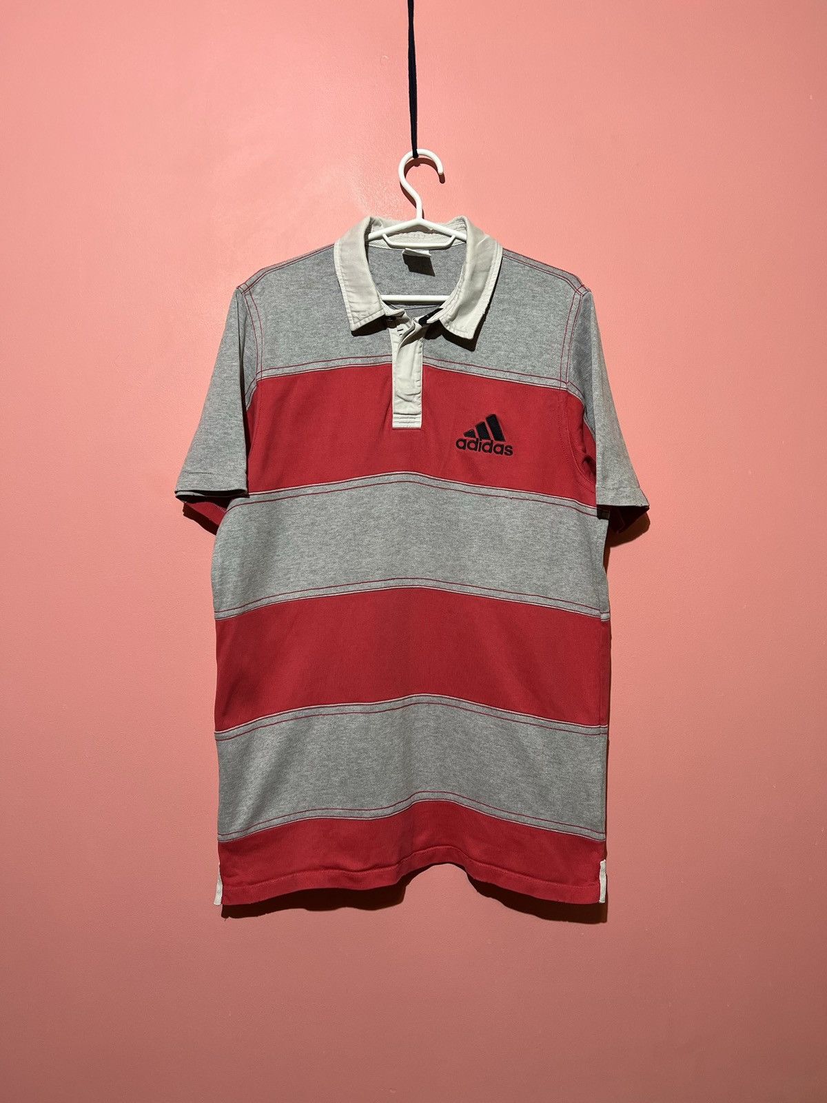 Adidas Adidas vintage rare streetwear casual polo Size US M / EU 48-50 / 2 - 2 Thumbnail