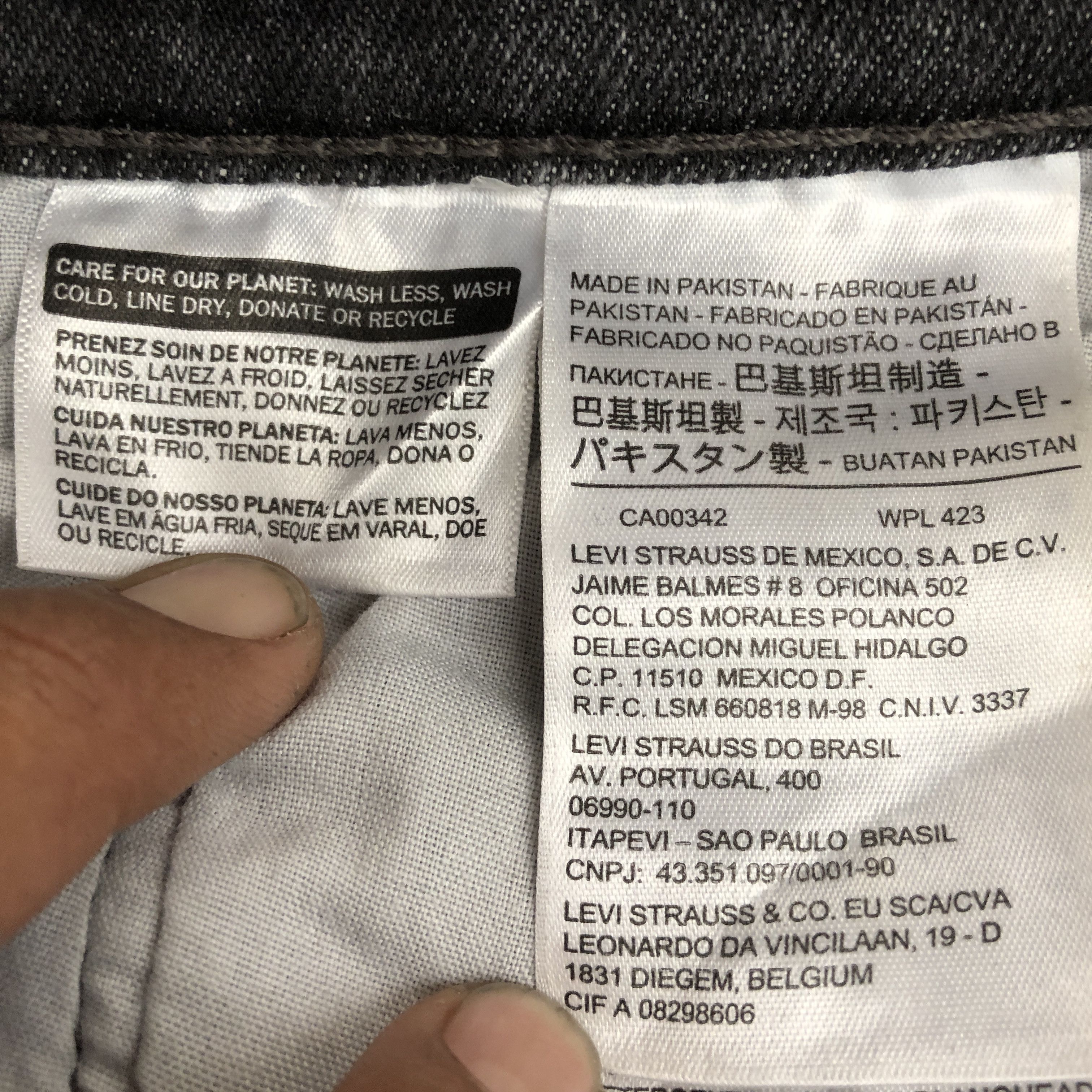 Levi's LVC Y2K Levis 505 Faded Black Jeans Levi's Distressed Denim Size US 32 / EU 48 - 7 Thumbnail