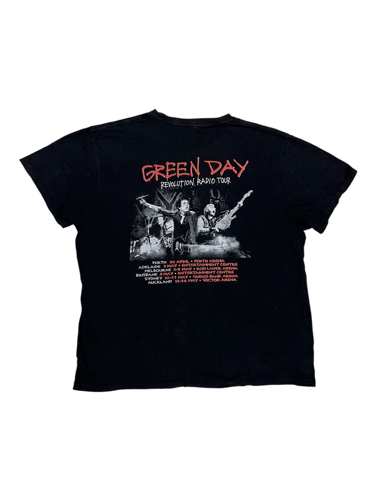 Band Tees × Vintage Y2K GREEN DAY Revolution Radio Tour Line Up Hit Punk Shirt Size US L / EU 52-54 / 3 - 2 Thumbnail
