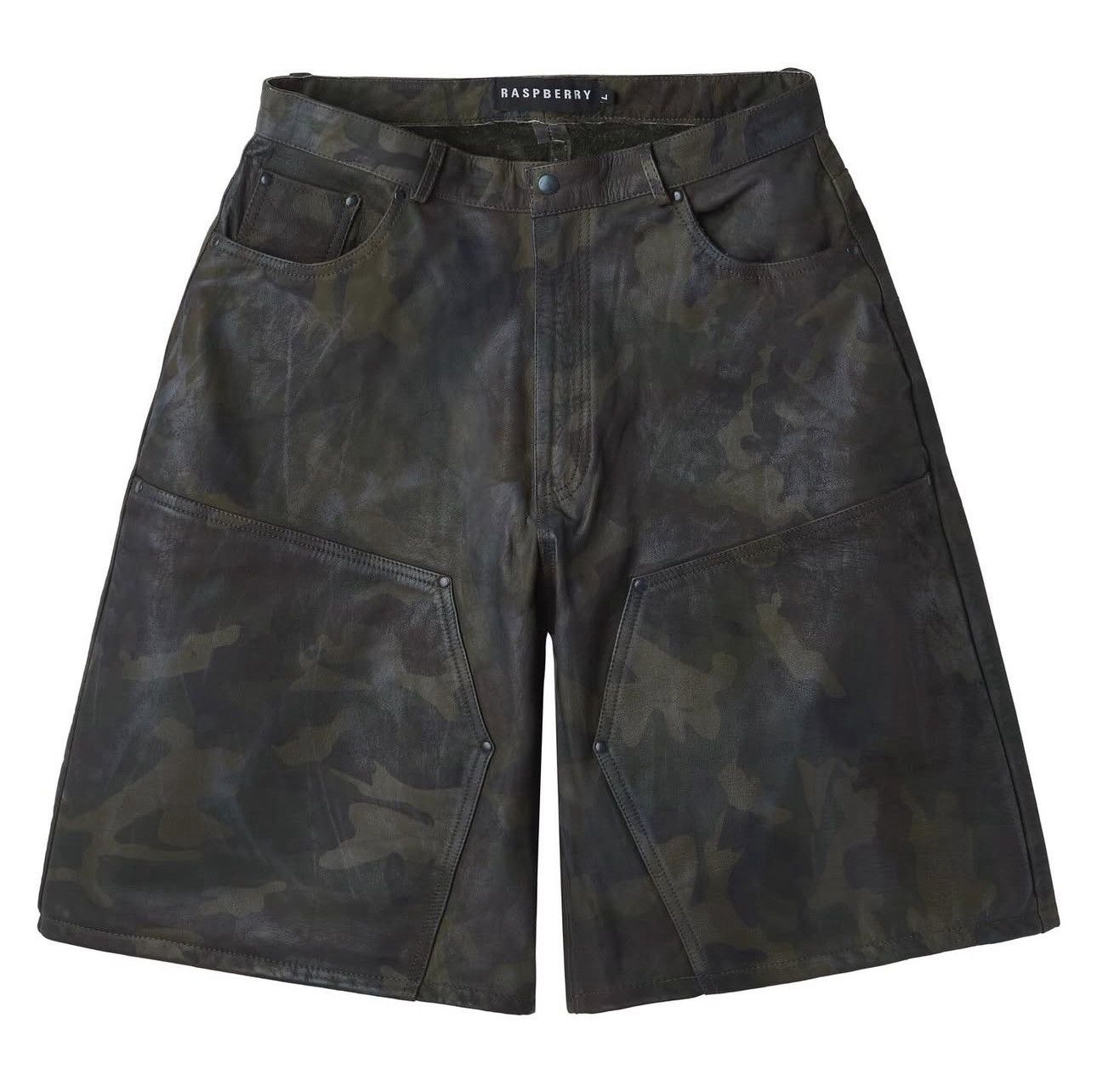 Raspberry Hills Barrack Leather Shorts