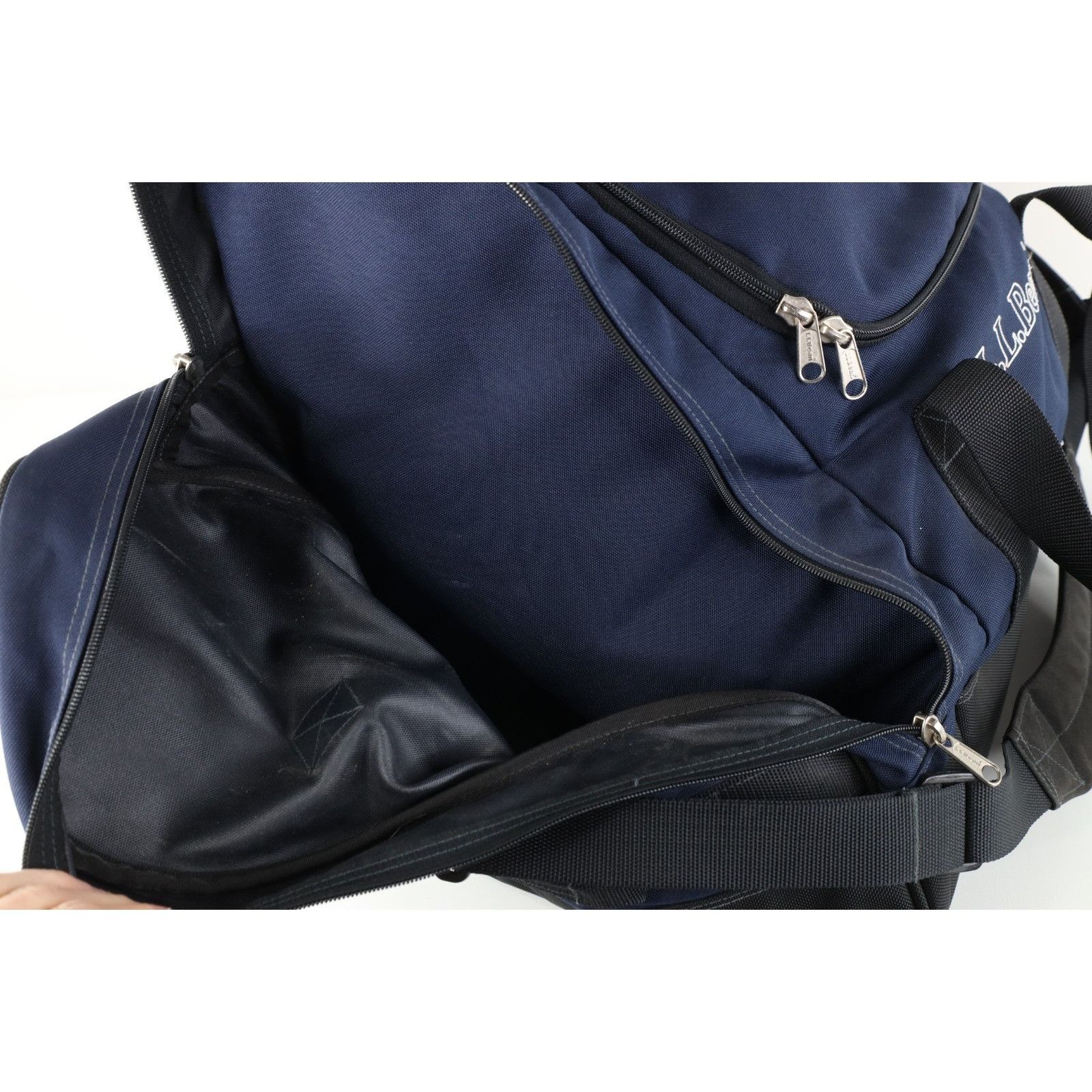 L.L. Bean Vintage Y2K LL Bean Spell Out Handled Weekender Travel Bag Size ONE SIZE - 10 Thumbnail