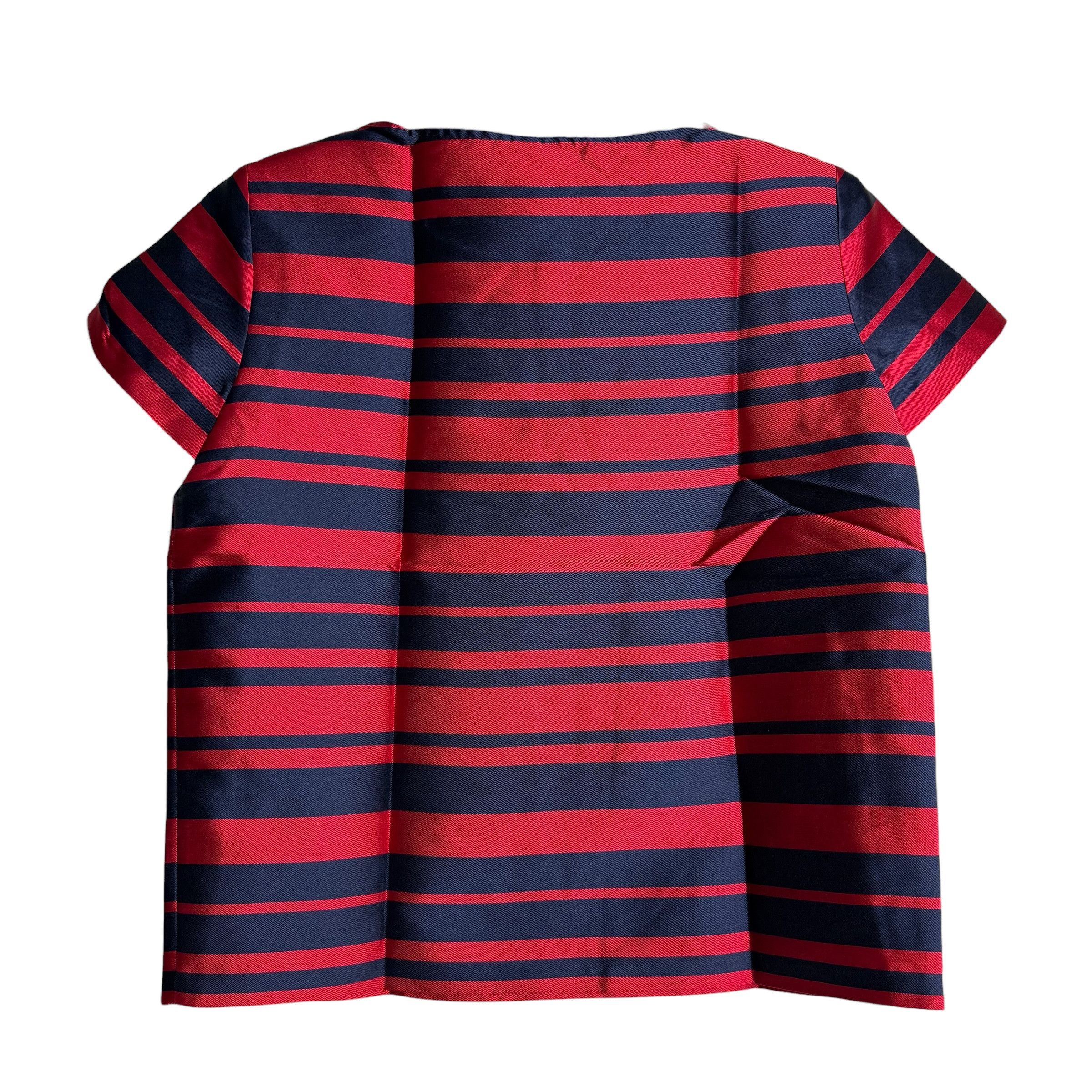 Max Mara 🔥RARE🔥Max Mara Designer Striped Top Shirt Size XS / US 0-2 / IT 36-38 - 3 Thumbnail