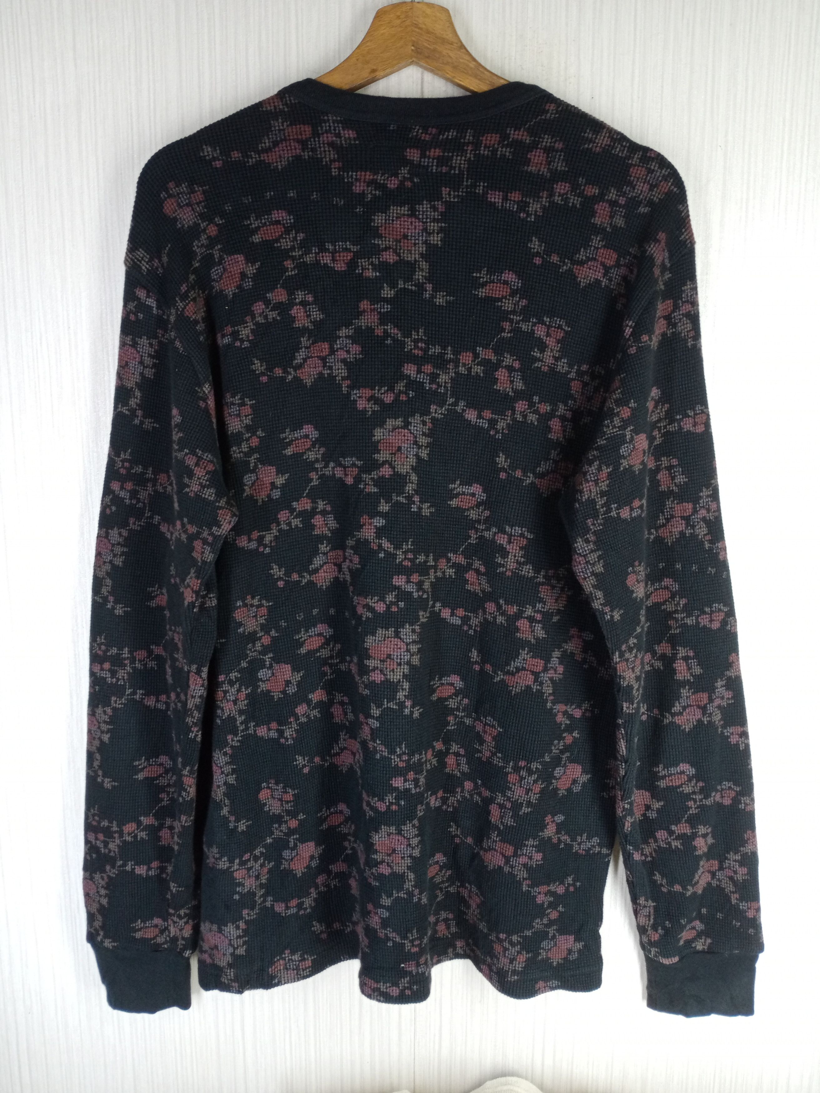 Supreme Rare Supreme Floral Waffle Thermal Sweater Size US M / EU 48-50 / 2 - 9 Thumbnail