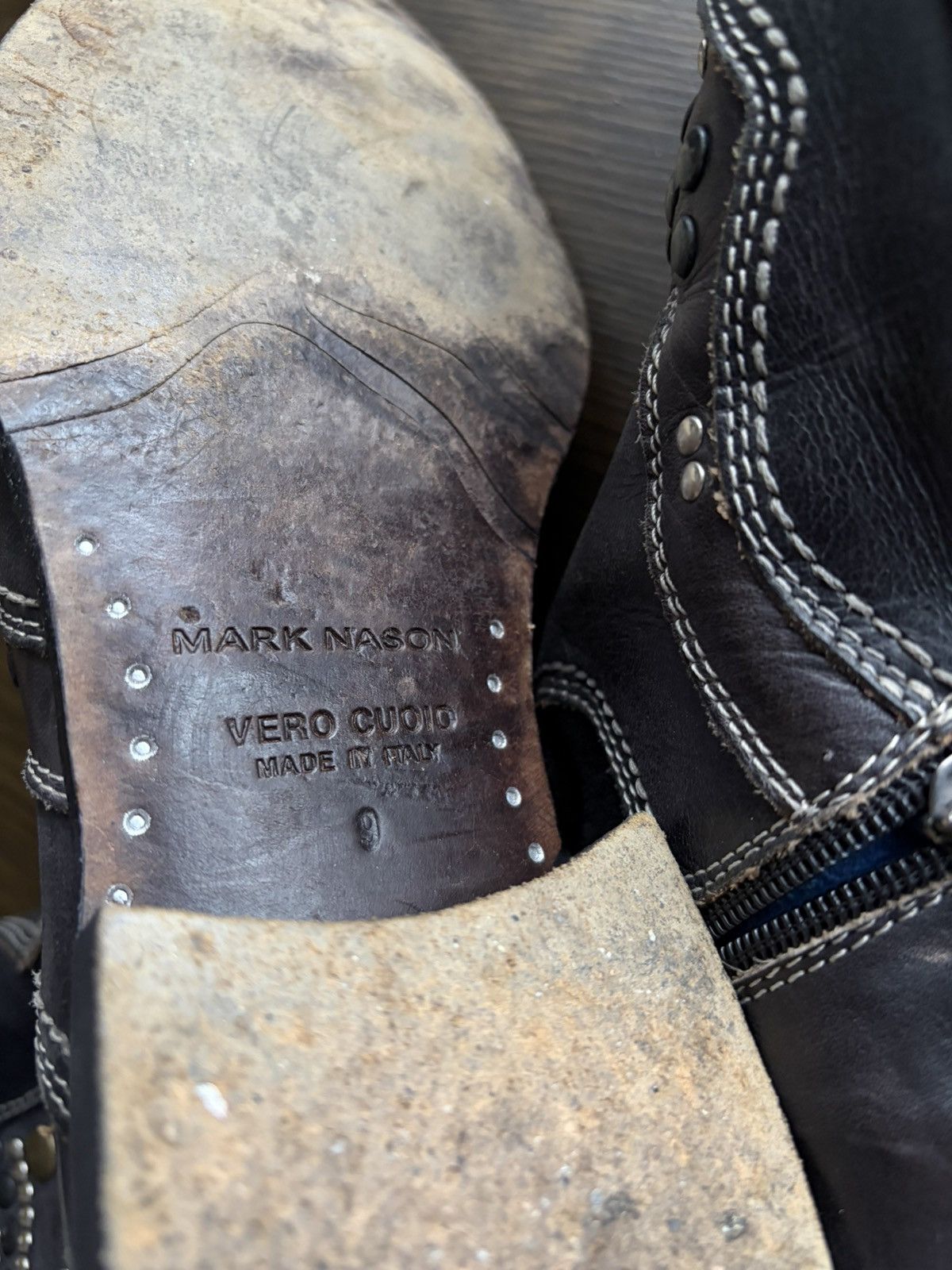 Mark Nason Rock Lives Dragon Ankle Boots