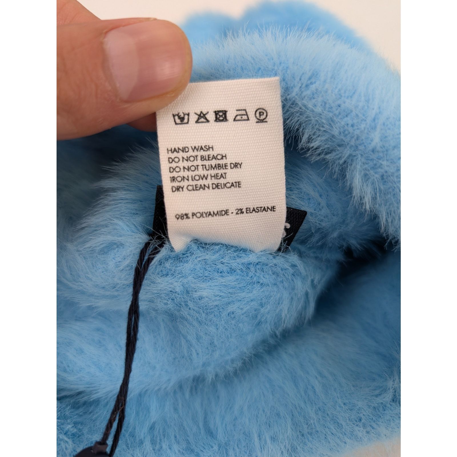Jacquemus o1rshd1 Size: OS/ LE Bonnet Neve Beanie Cap / Hat Light Blue Size ONE SIZE - 9 Thumbnail