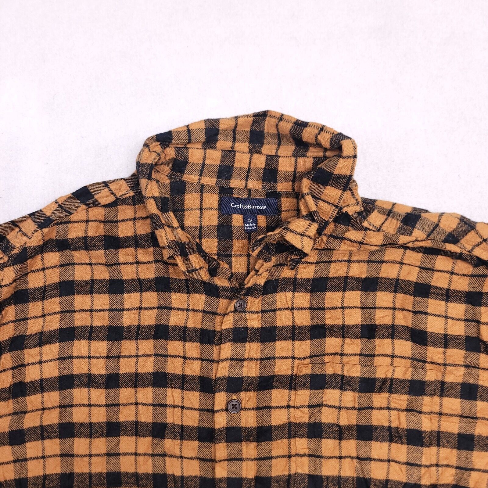 Croft & Barrow Croft & Barrow Tartan Flannel Shirt Mens Size Small S Yellow Size US S / EU 44-46 / 1 - 1 Thumbnail