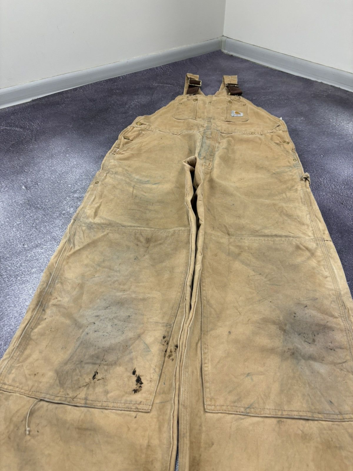 Carhartt Vintage Carhartt Double Knee USA 90s Hype Dad Work Overall Size US 38 / EU 54 - 6 Thumbnail
