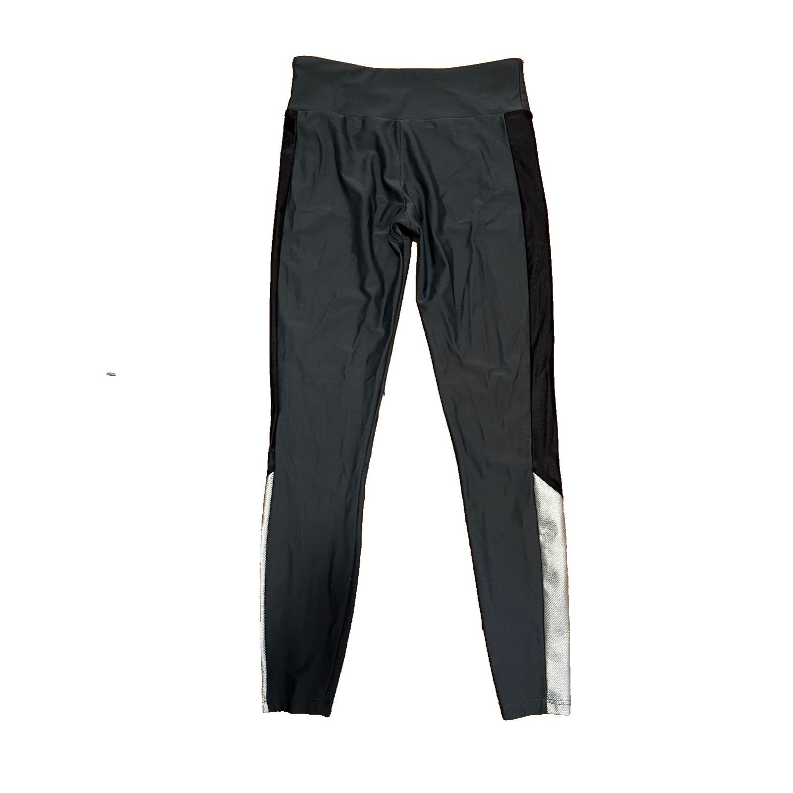 Sportif Lanston Sport Gray Taupe Side Stripe Size XS Stretch A003100 Size 22" - 3 Thumbnail