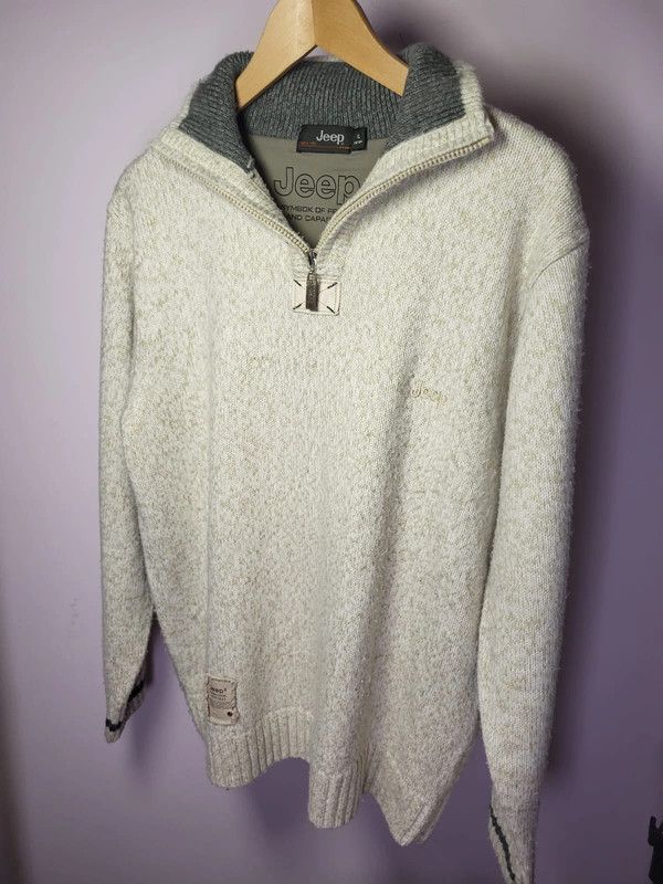Jeep Vintage sweater, wool 100 JEEP Size US XL / EU 56 / 4 - 1 Thumbnail