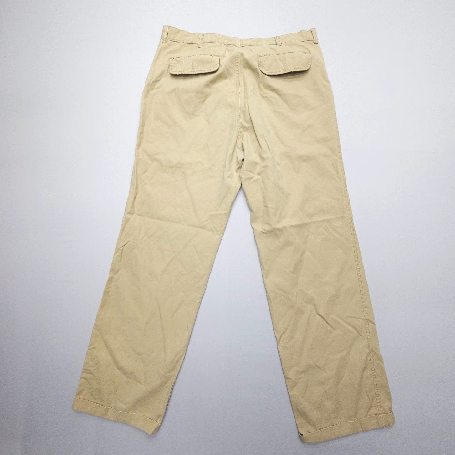 Patagonia VINTAGE Patagonia DualSpun Pants Mens 36 (34x30) Gorpcore Pleated Cuffed Canvas Size US 36 / EU 52 - 2 Thumbnail