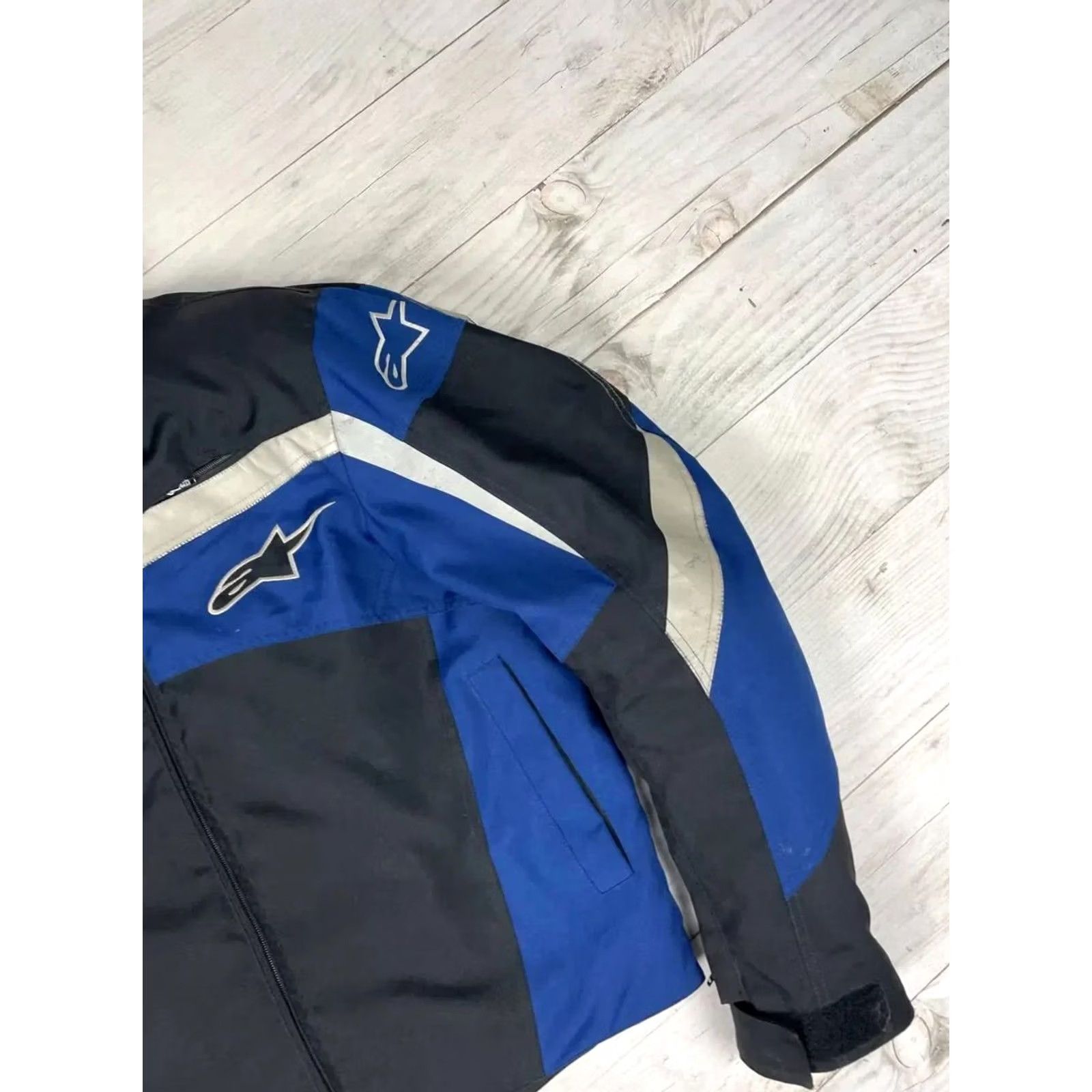 Alpinestars VINTAGE Alpinestars Jacket USA Men XL Blue Racing Motorcycle Jacket Size US XL / EU 56 / 4 - 4 Thumbnail