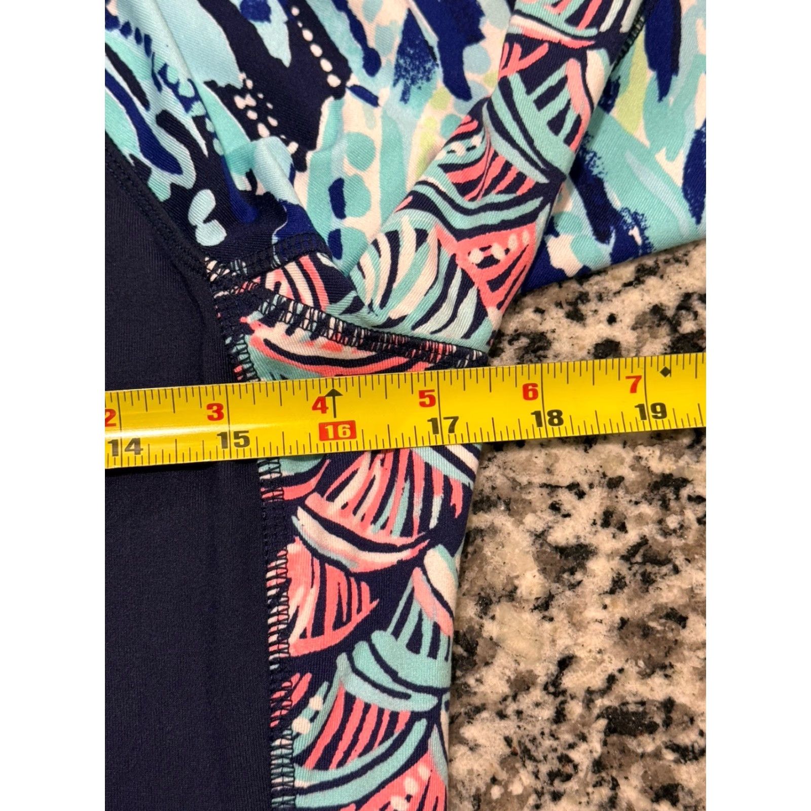 Lilly Pulitzer Lilly Pulitzer Luxletic Jacket Women's M Navy Full Zip Long Sleeve UPF50+ Athleisure Tennis Walking Jacket/Coat Solid Pattern Size M / US 6-8 / IT 42-44 - 7 Thumbnail