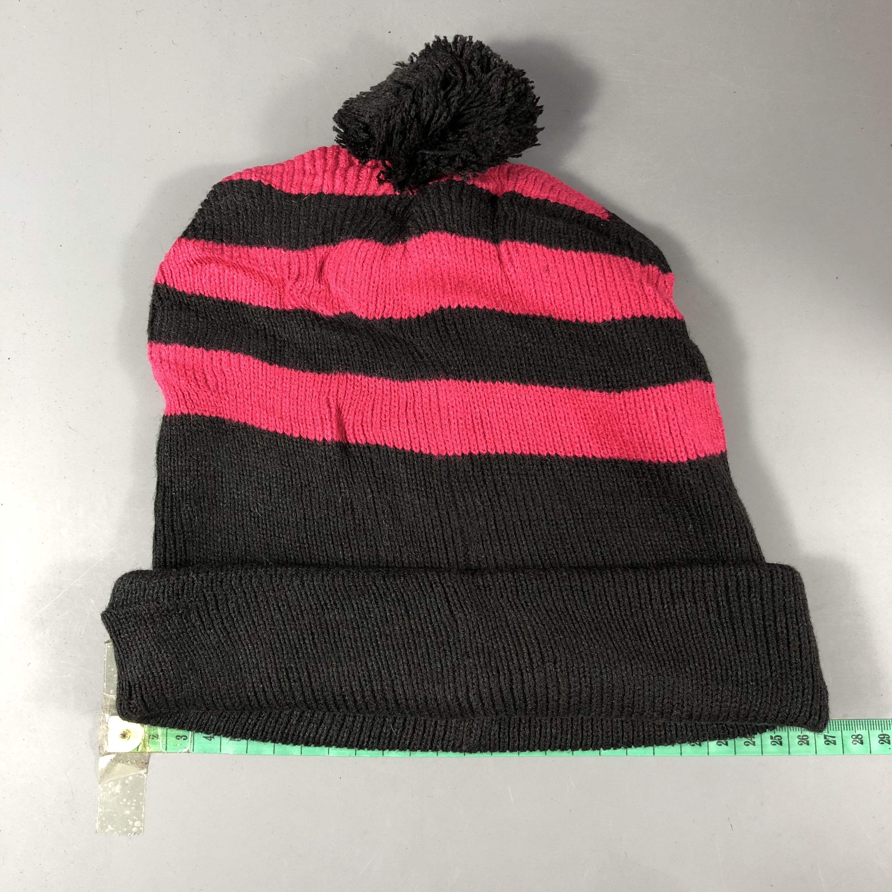Japanese Brand Japanese Brand Stripe Beanie Snowcap Hat Size ONE SIZE - 3 Thumbnail