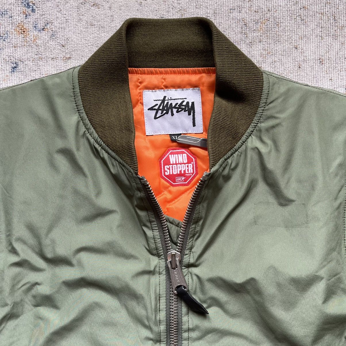 Stussy 2014 Windstopper MA-1 Bomber Jacket
