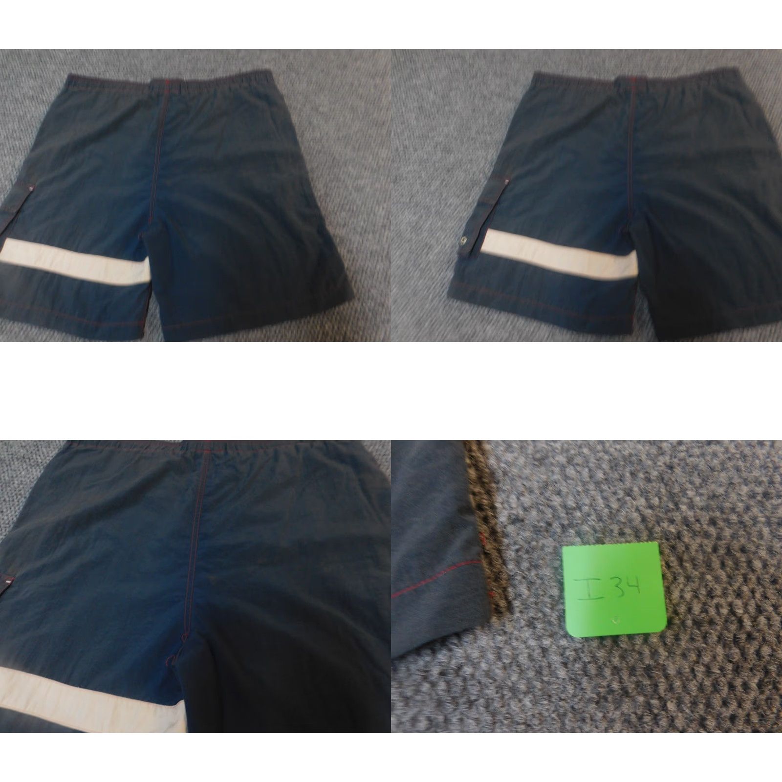 Ralph Lauren VINTAGE Ralph Lauren Swimming Trunks Mens 34 Blue Trunks 90s Lifeguard Surfing Size US 34 / EU 50 - 8 Thumbnail