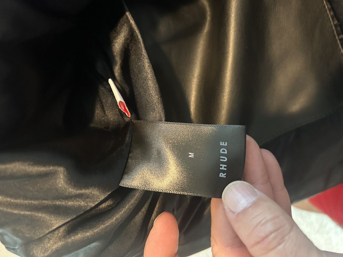 Rhude Rhude faux leather down jacket Size US M / EU 48-50 / 2 - 8 Thumbnail