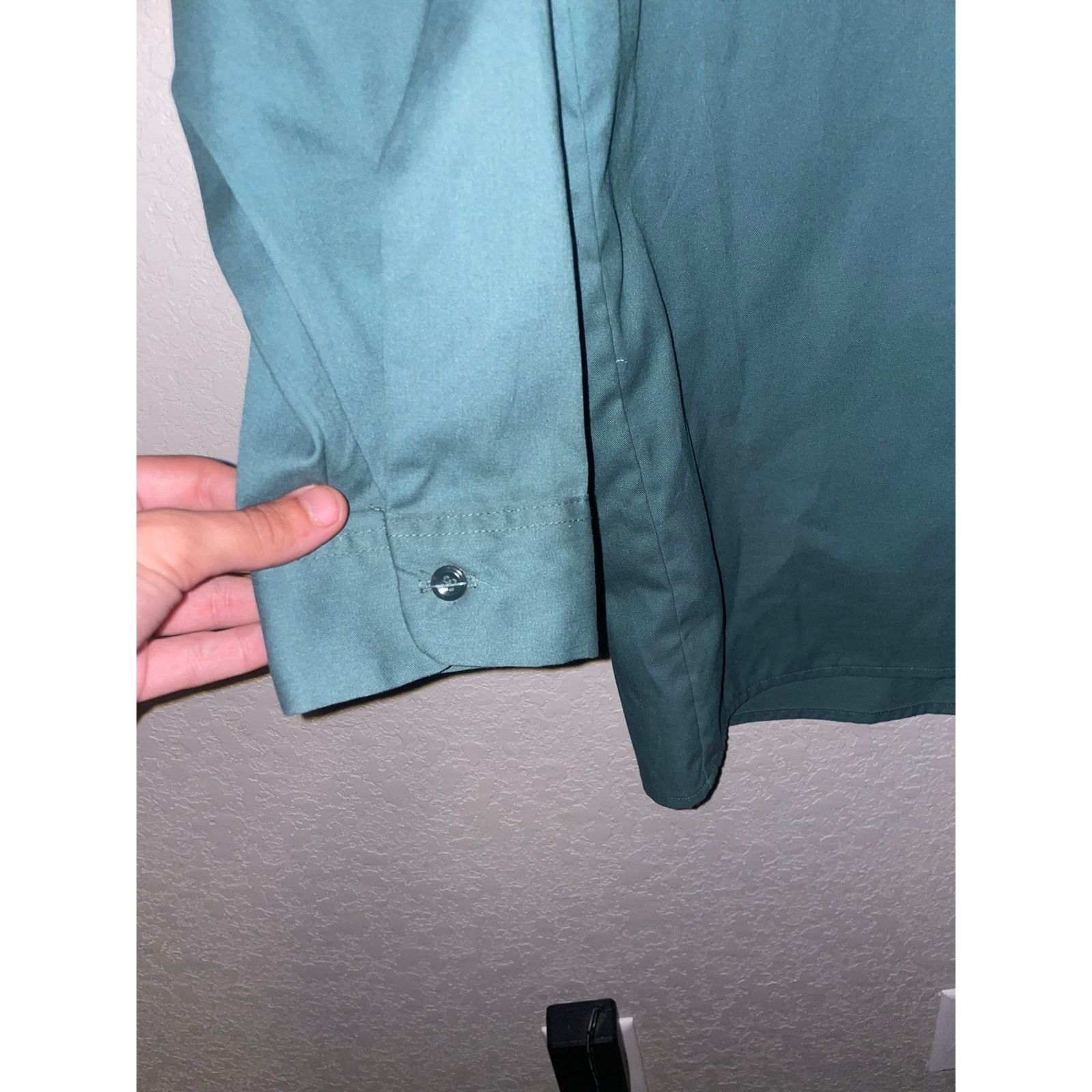 Dickies Dickies Initio Inc Green Long Sleeve Shirt Button Down XL Size US XL / EU 56 / 4 - 5 Thumbnail